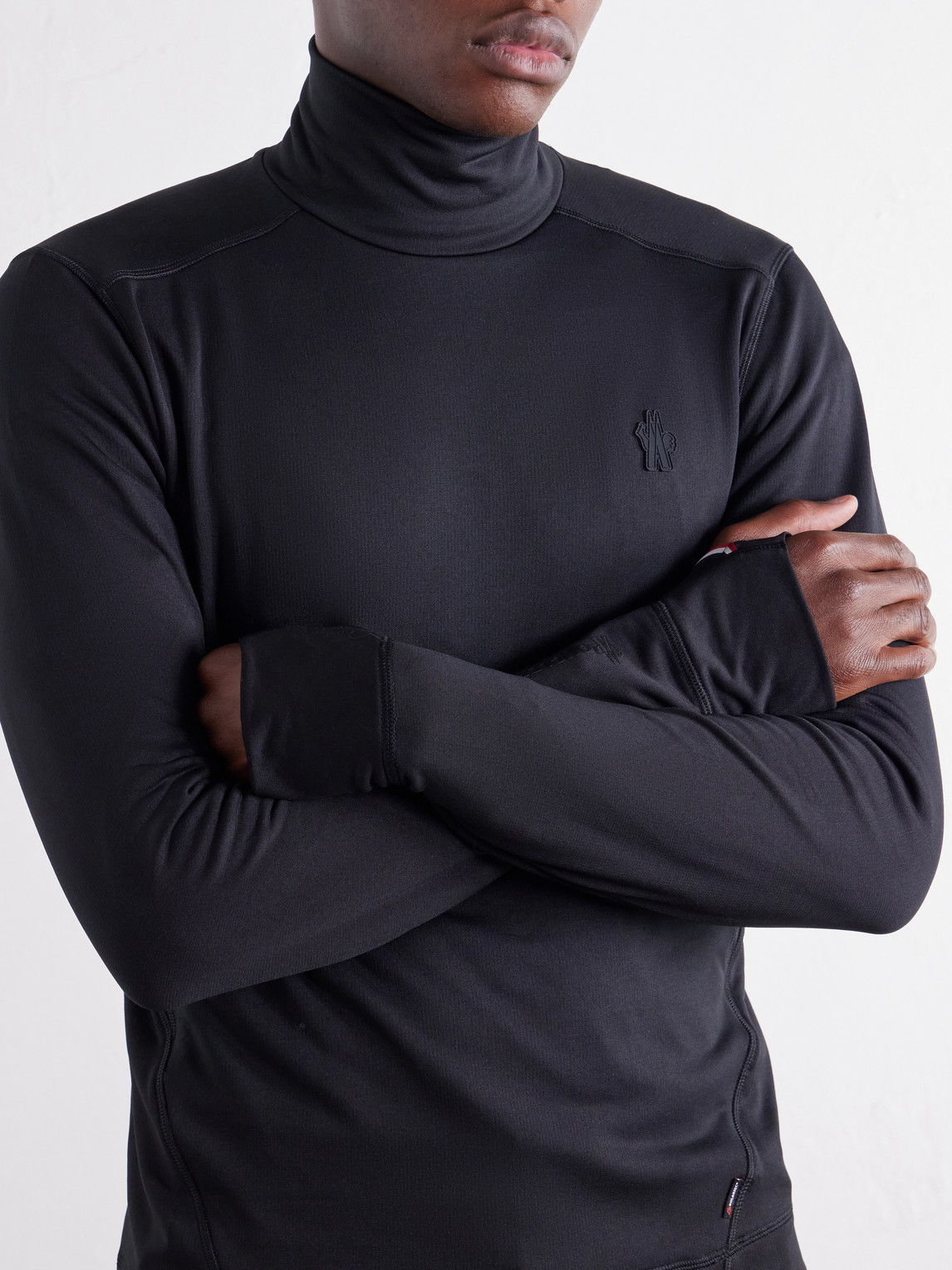 Grenoble - Slim-Fit Logo-Appliquéd Polartec® Power Grid™ Base Layer