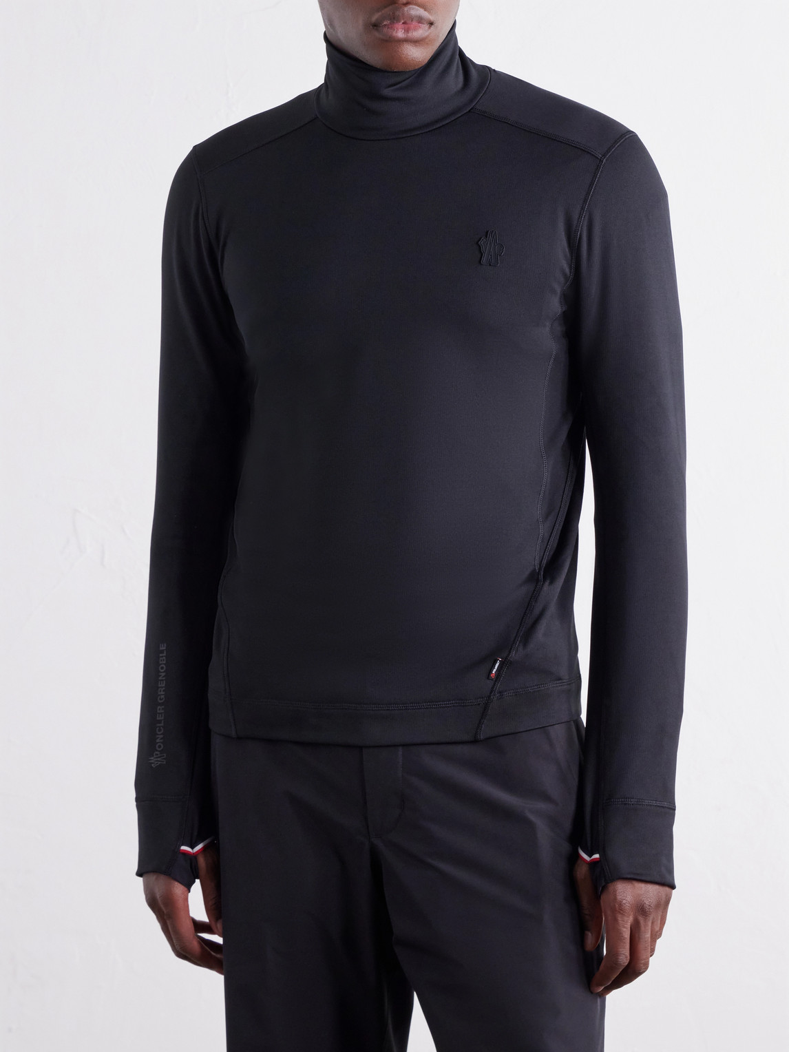 Grenoble - Slim-Fit Logo-Appliquéd Polartec® Power Grid™ Base Layer