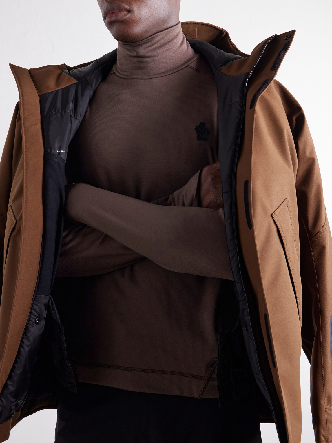 Grenoble - Slim-Fit Logo-Appliquéd Polartec® Power Grid™ Base Layer
