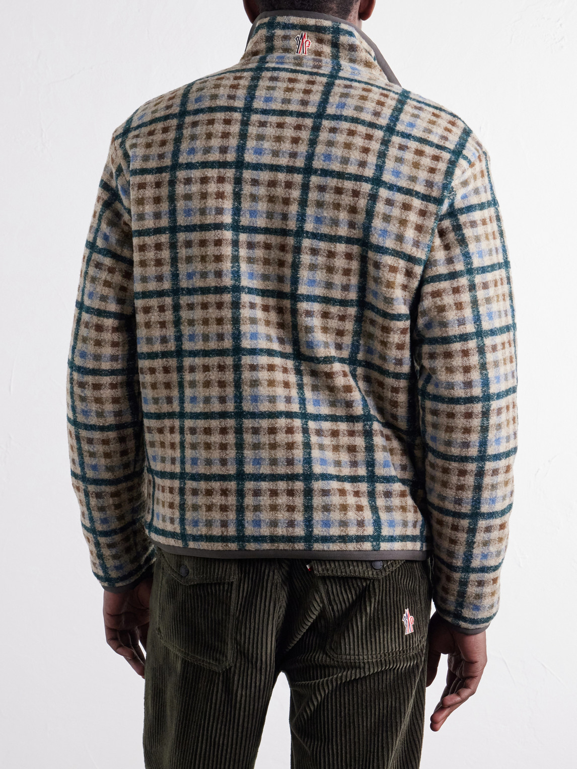 Grenoble - Reversible Checked Shell-Trimmed Fleece Padded Jacket