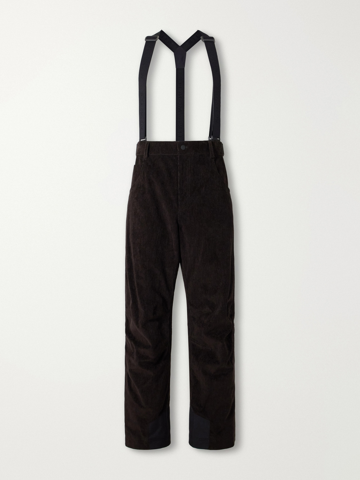 Grenoble - Straight-Leg Padded Webbing-Trimmed Stretch Cotton-Corduroy Ski Salopettes