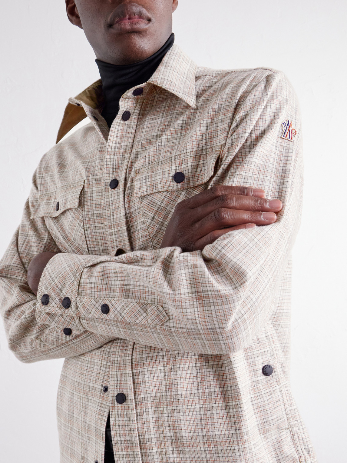 Grenoble - Checked Brushed-Cotton Shirt
