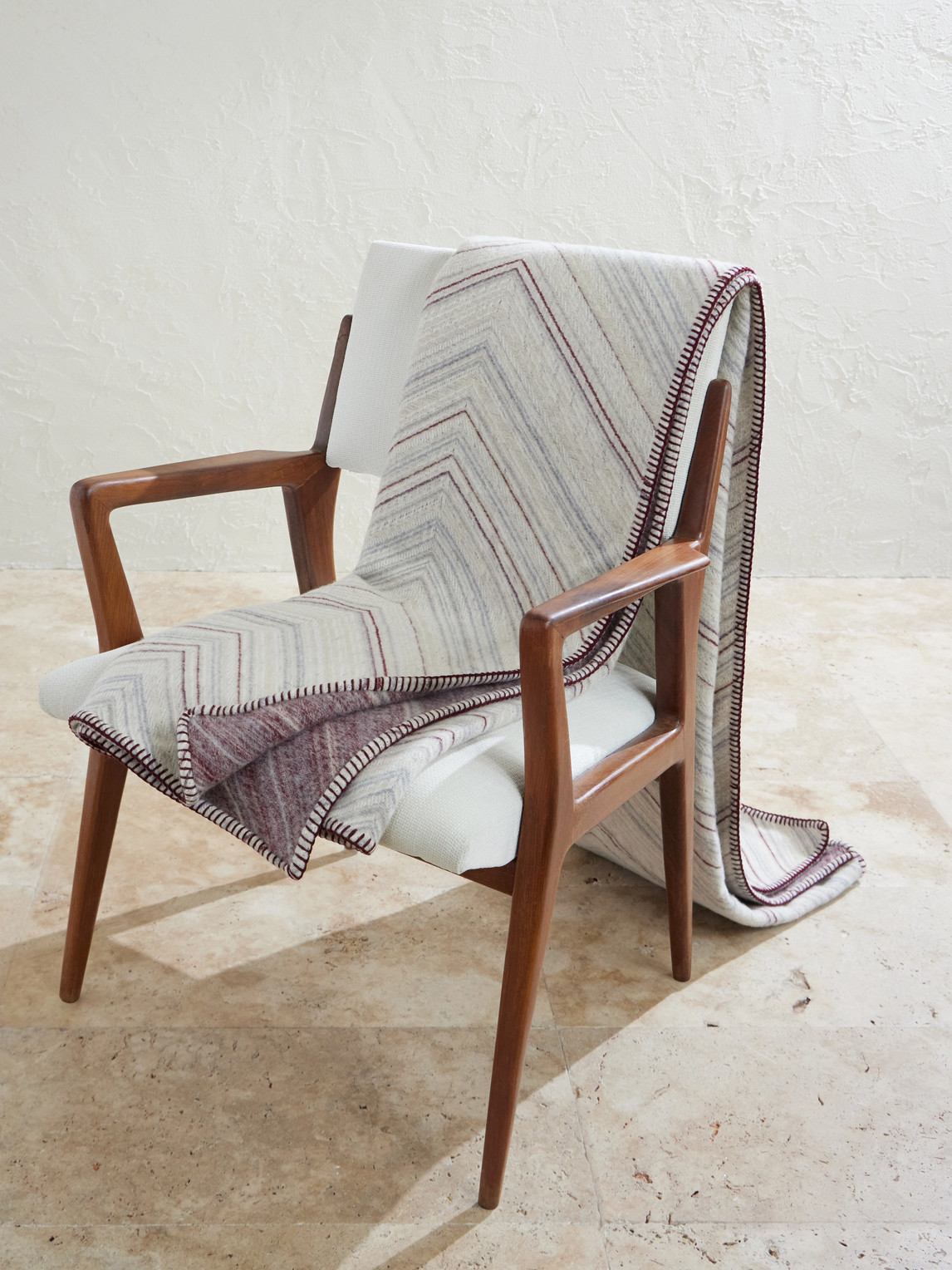Catullo Fringed Wool-Blend Throw
