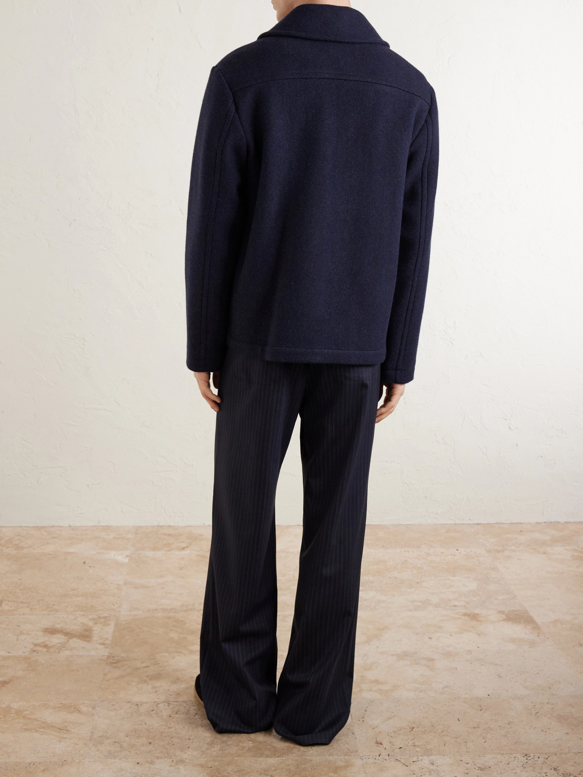  Private White V.c. - The Civvy Merino Wool And Cashmere-blend Jacket - Men - Blue - 2 