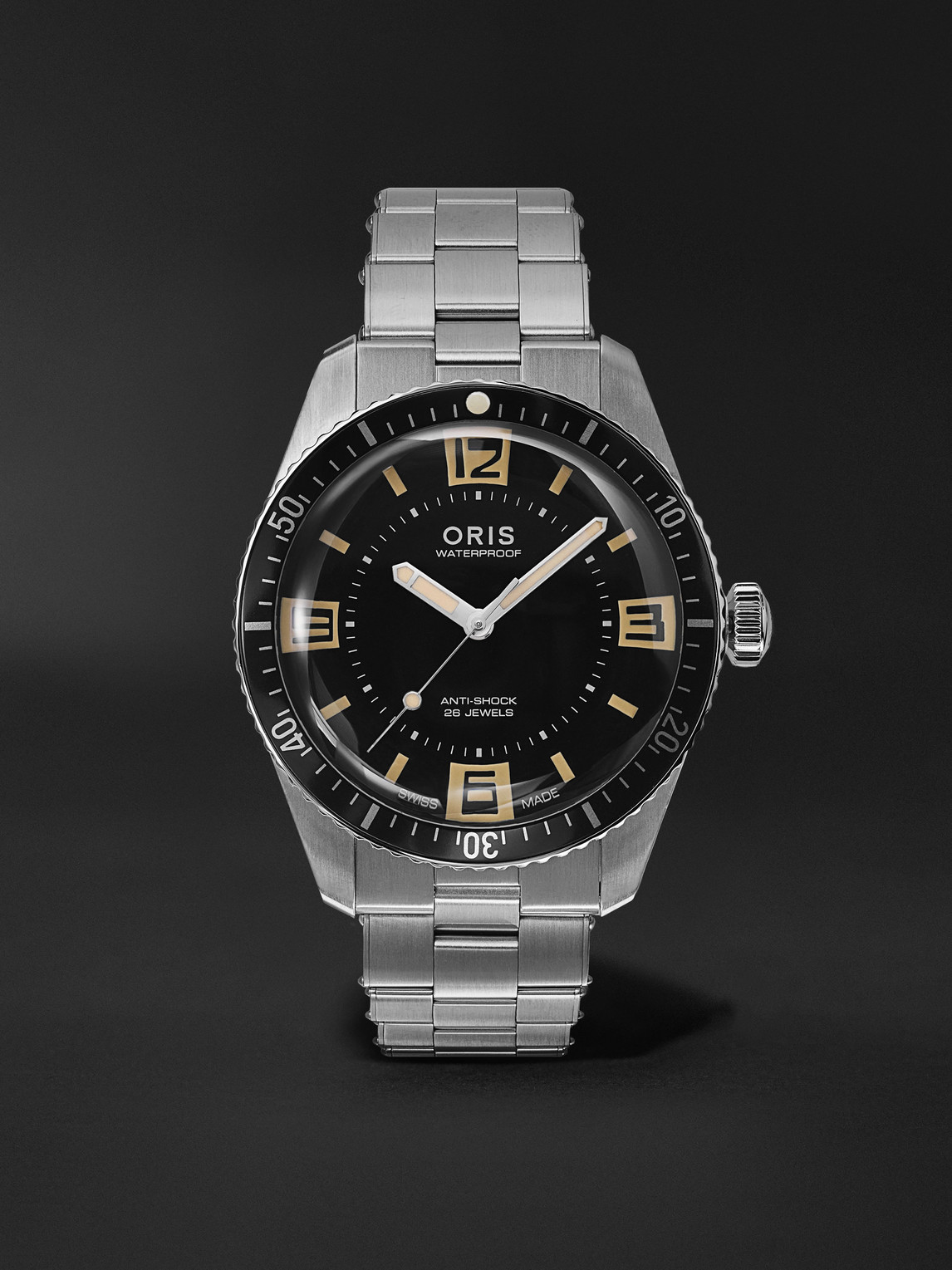 ORIS 60th Anniversary Edition Automatic 40mm Stainless Steel Watch, Ref. No. 01 733 7772 4034-Set - Men