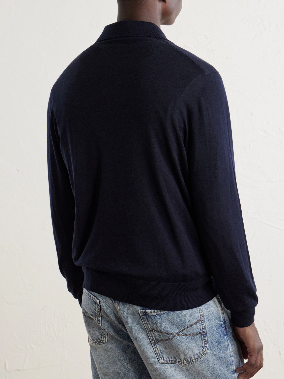 Lasca Virgin-Wool Polo Shirt