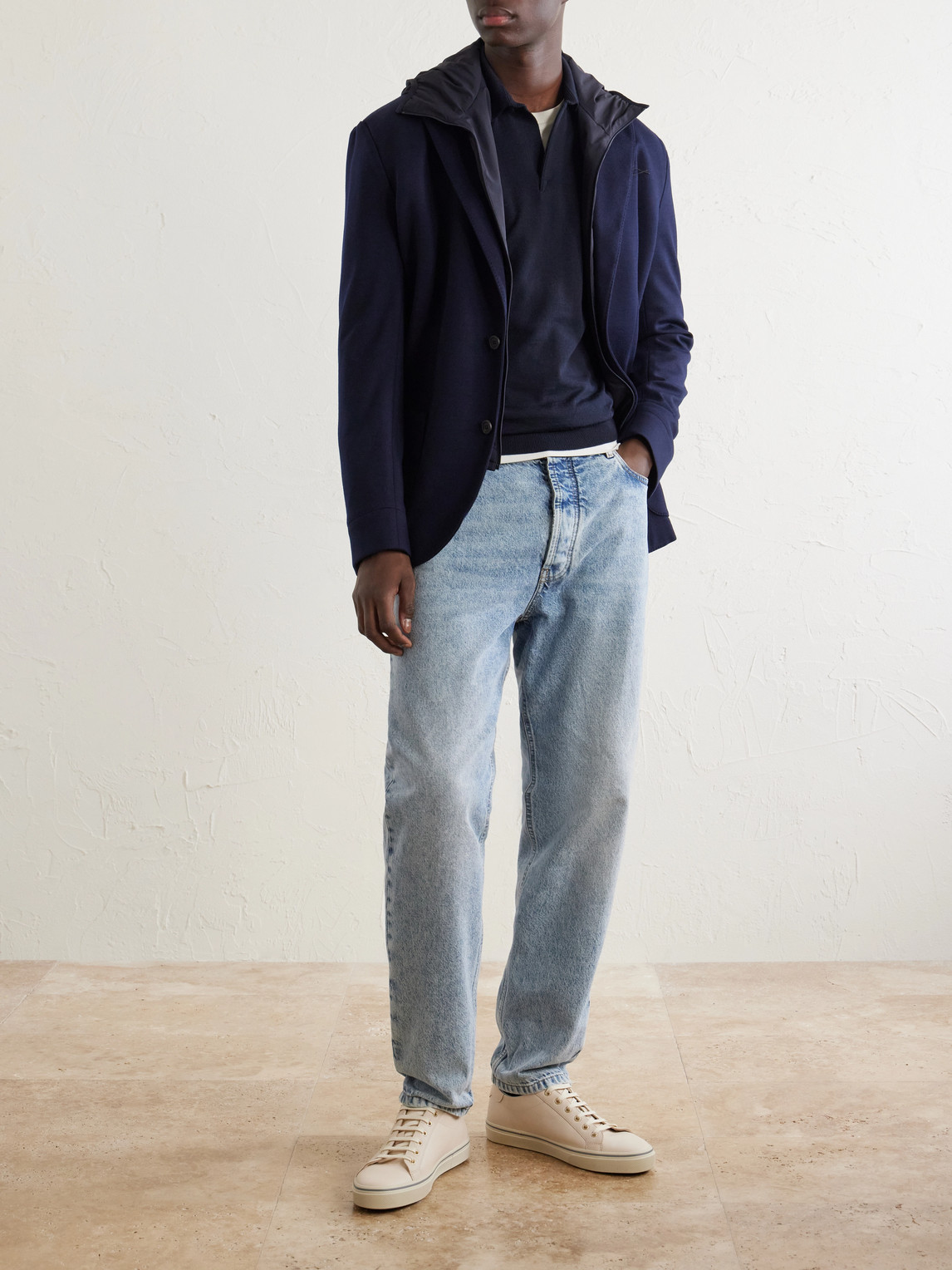 Lasca Virgin-Wool Polo Shirt