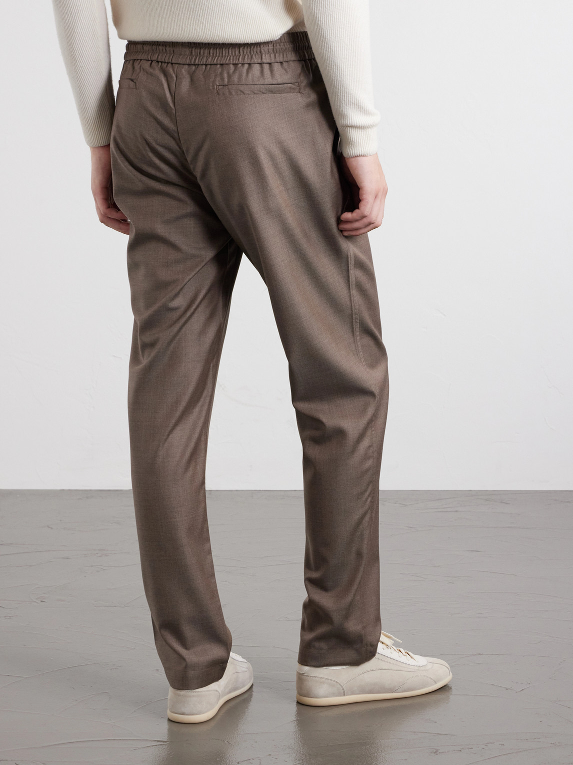 Mindset Straight-Leg Cotton-Blend Twill Trousers