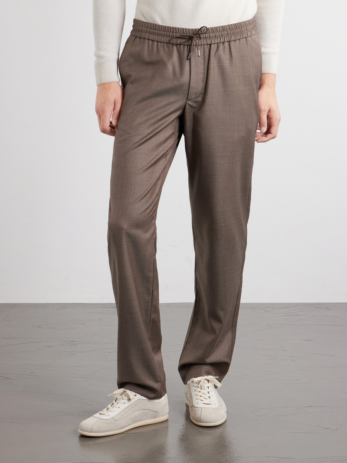 Mindset Straight-Leg Cotton-Blend Twill Trousers