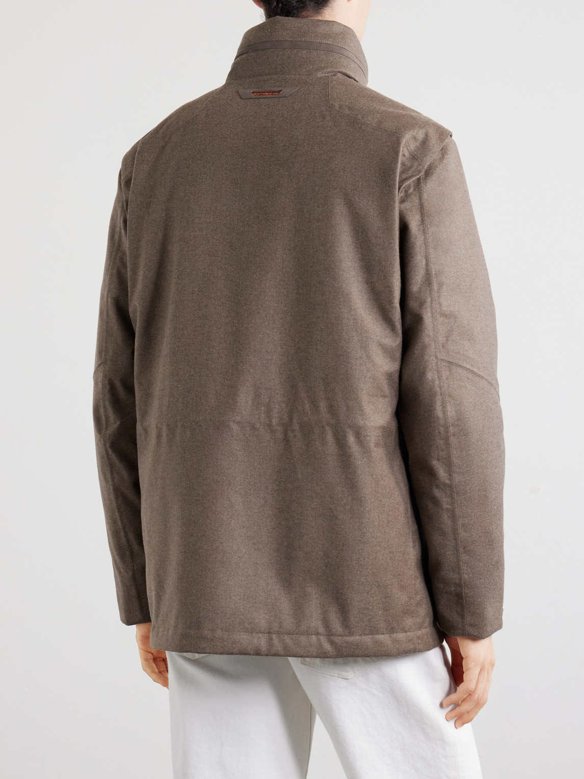 Padded Wool And Cashmere-Blend Jacket