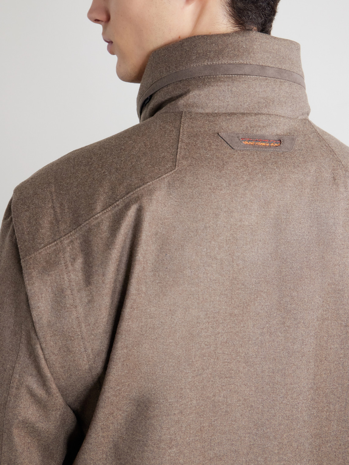 Padded Wool And Cashmere-Blend Jacket