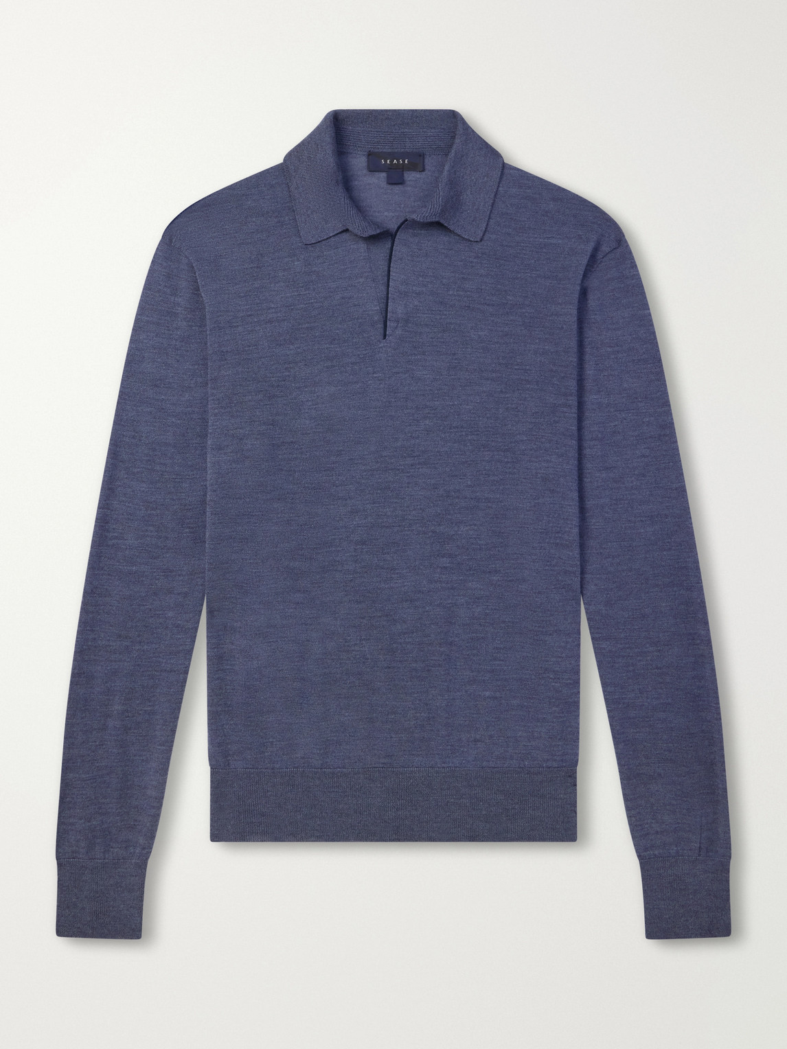 Sease Lasca Virgin Wool Polo Sweater - Men