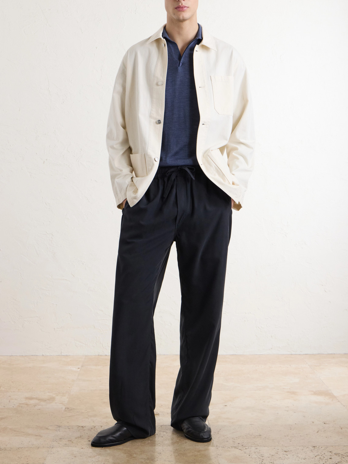 Sease Lasca Virgin Wool Polo Sweater - Men | Thumbnail 2
