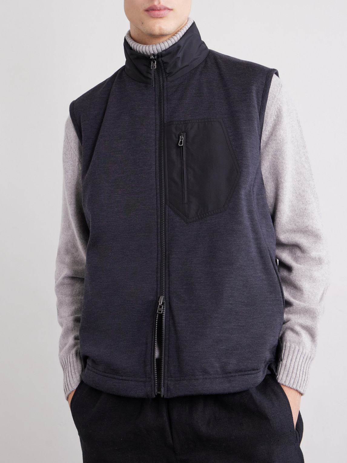 Sease Explorer Reversible Padded Wool-Blend Jersey and Micro-Ripstop Gilet - Men | Thumbnail 5 Sease Explorer Reversible Padded Wool-Blend Jersey and Micro-Ripstop Gilet - Men | Thumbnail 5