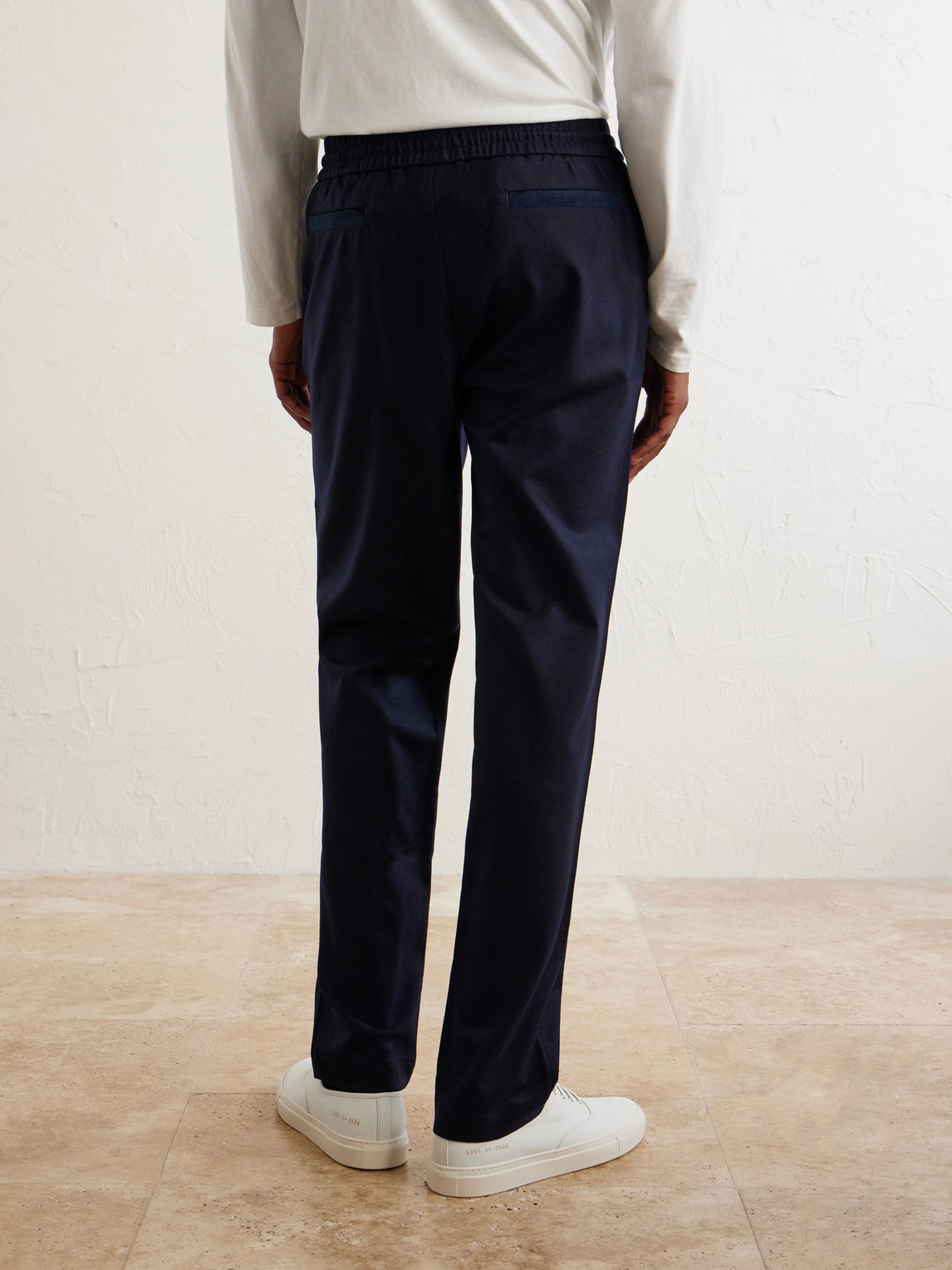 Mindset Straight-Leg Stretch Virgin Wool-Flannel Trousers