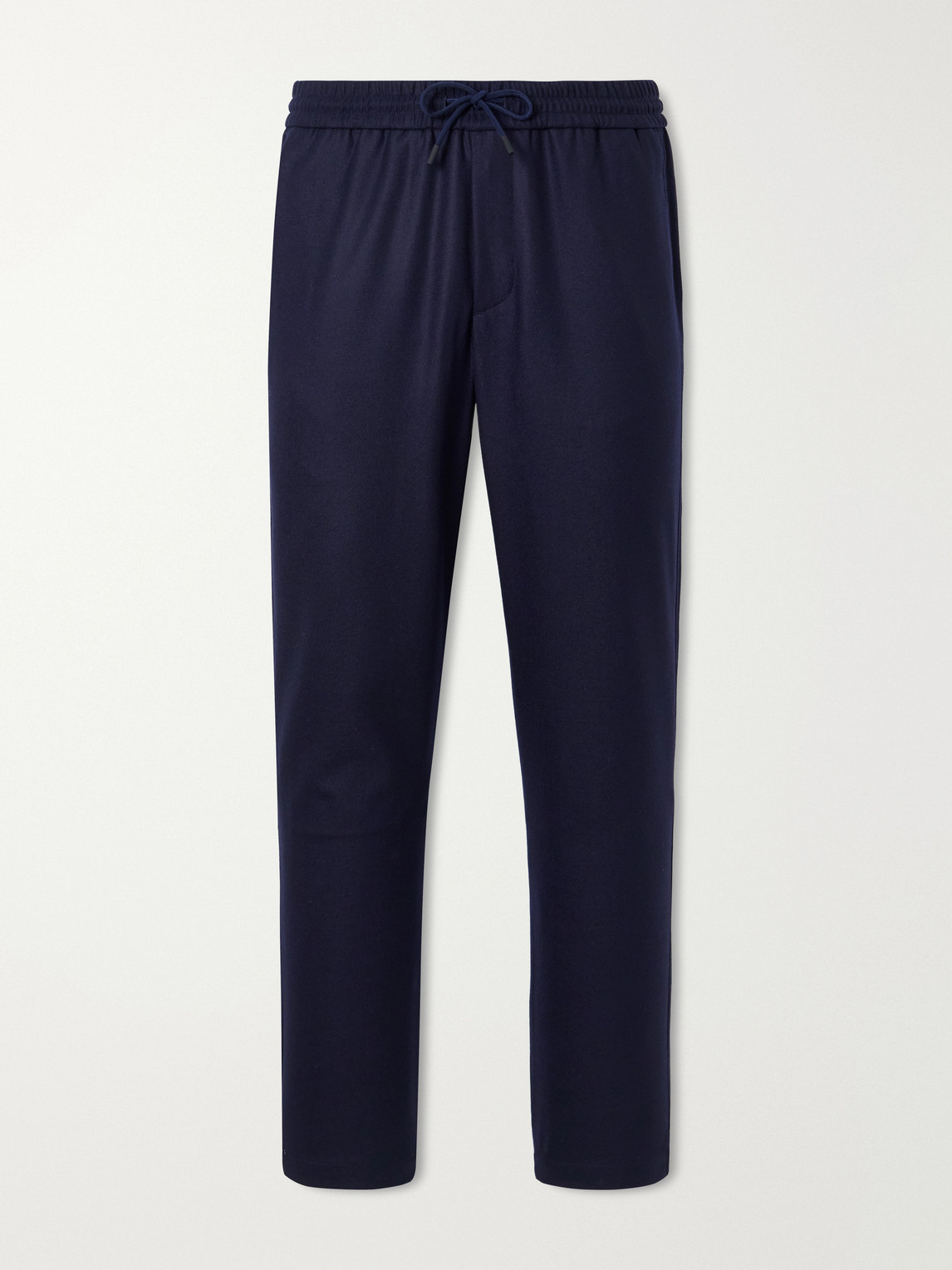 Sease Mindset Straight-leg Stretch Virgin Wool-flannel Trousers In Blue