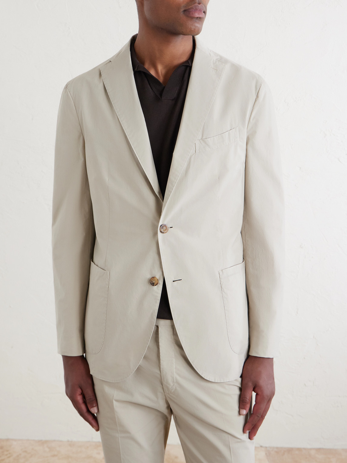 Kei Cotton-Blend Suit Jacket