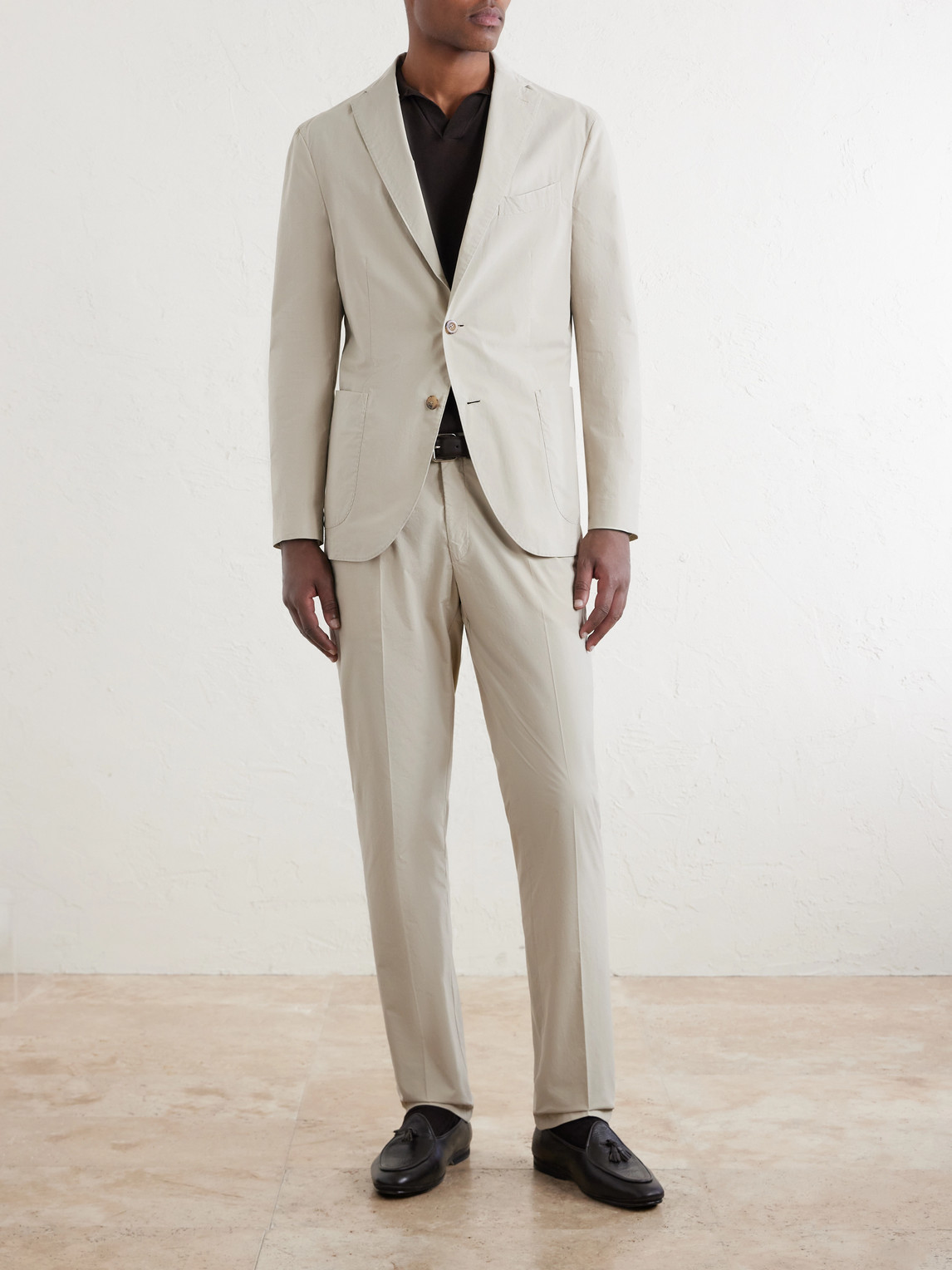 Kei Cotton-Blend Suit Jacket