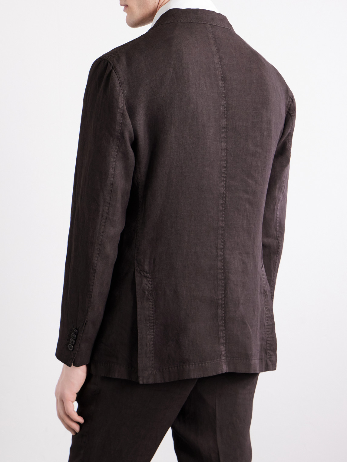  Boglioli - Linen Suit Jacket - Men - Brown - It 50 