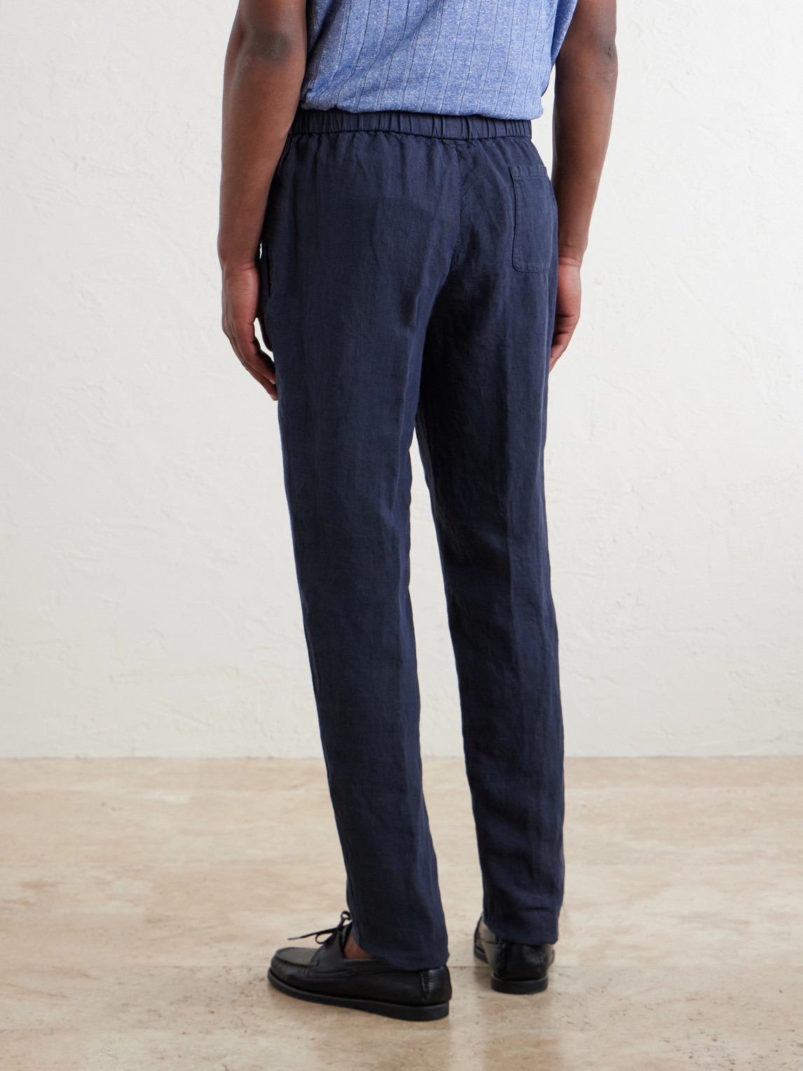Tapered Linen Trousers