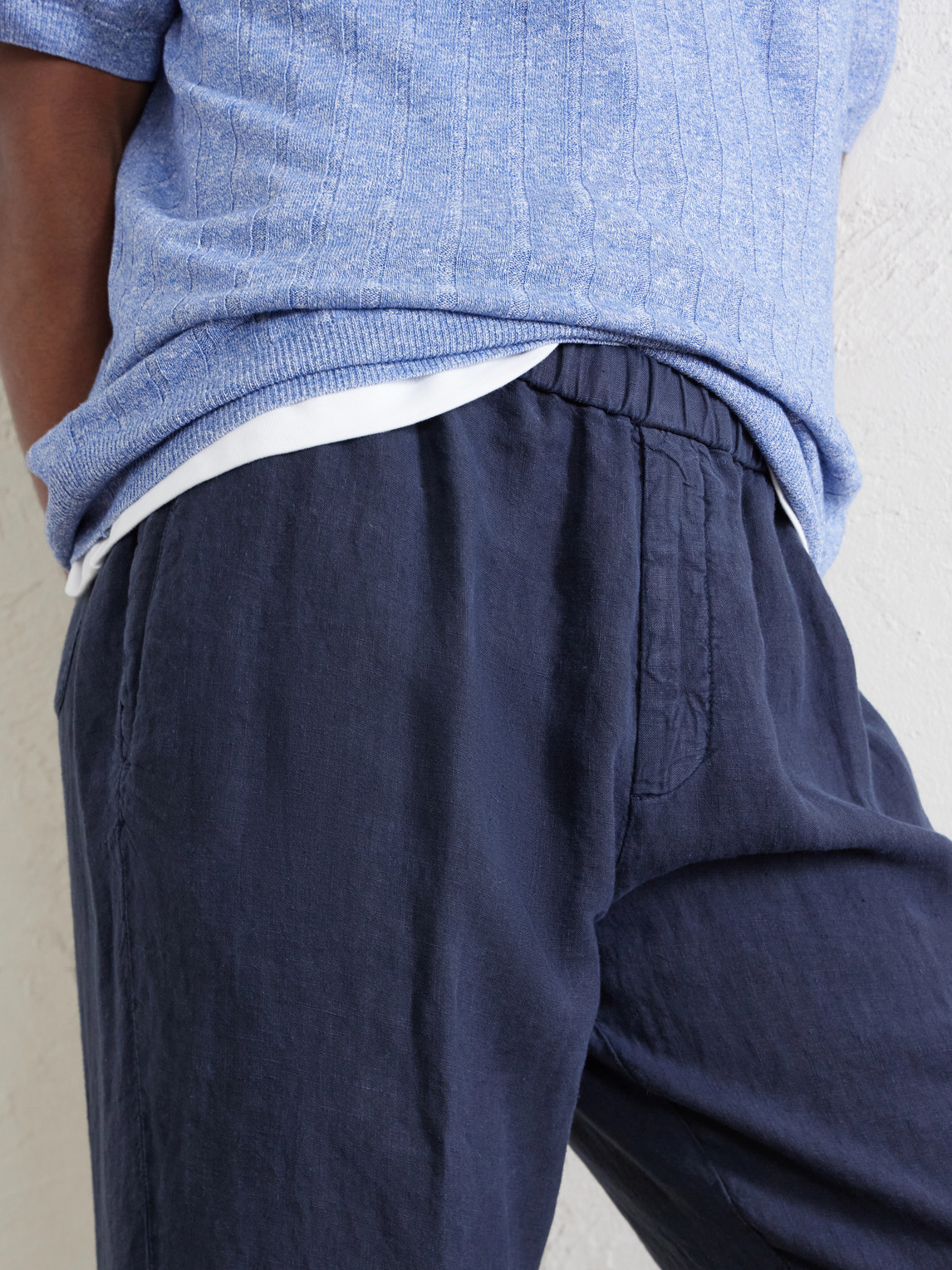 Tapered Linen Trousers