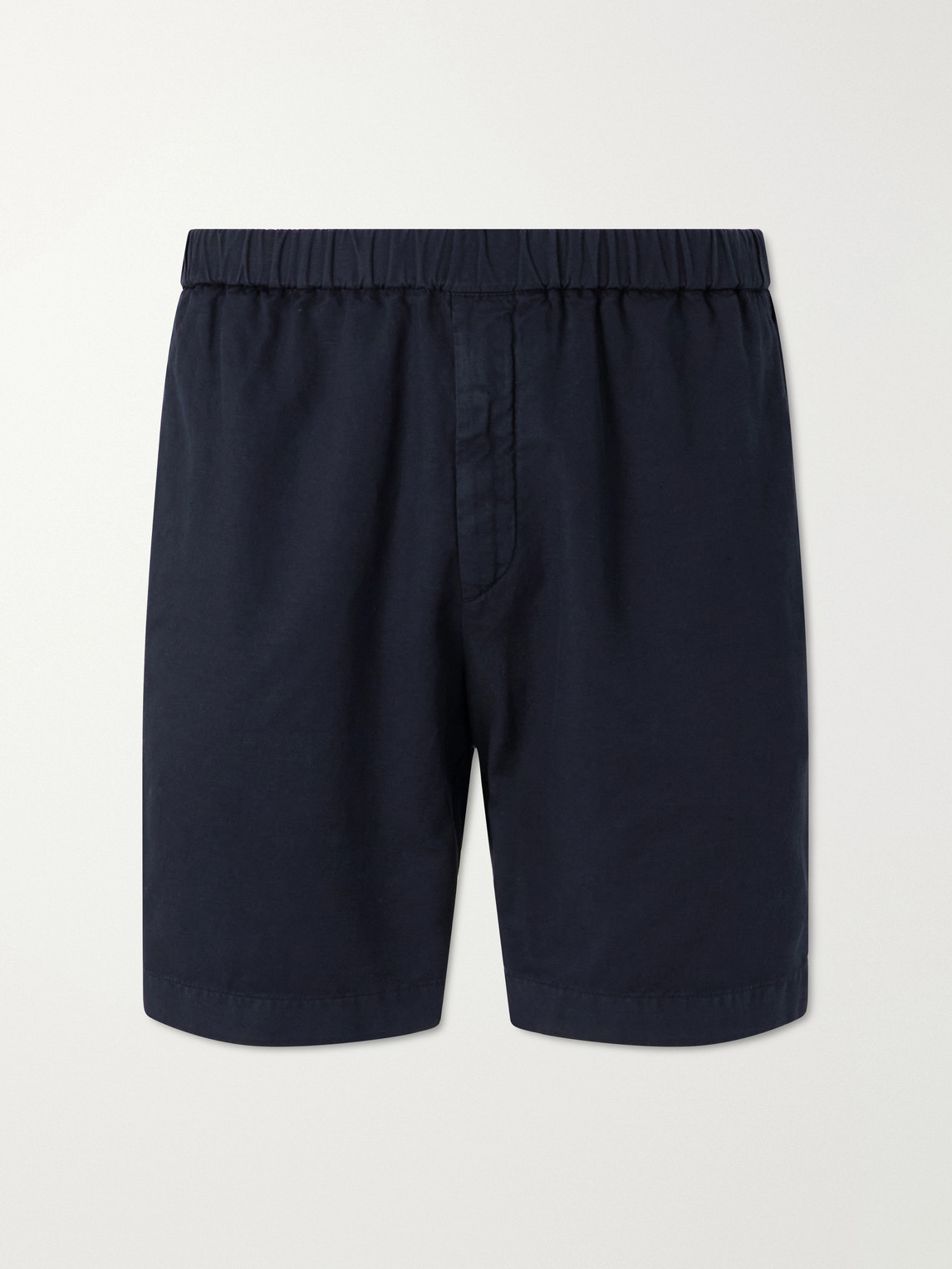 Boglioli Straight-Leg Stretch Cotton and Linen-Blend Shorts IT 56