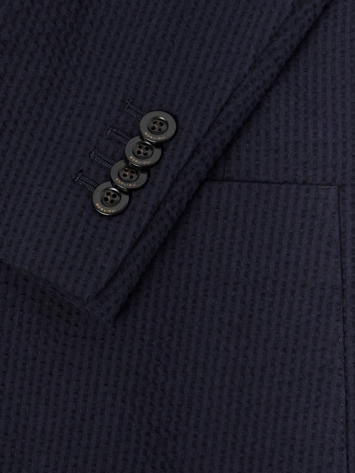 Cotton-Seersucker Blazer
