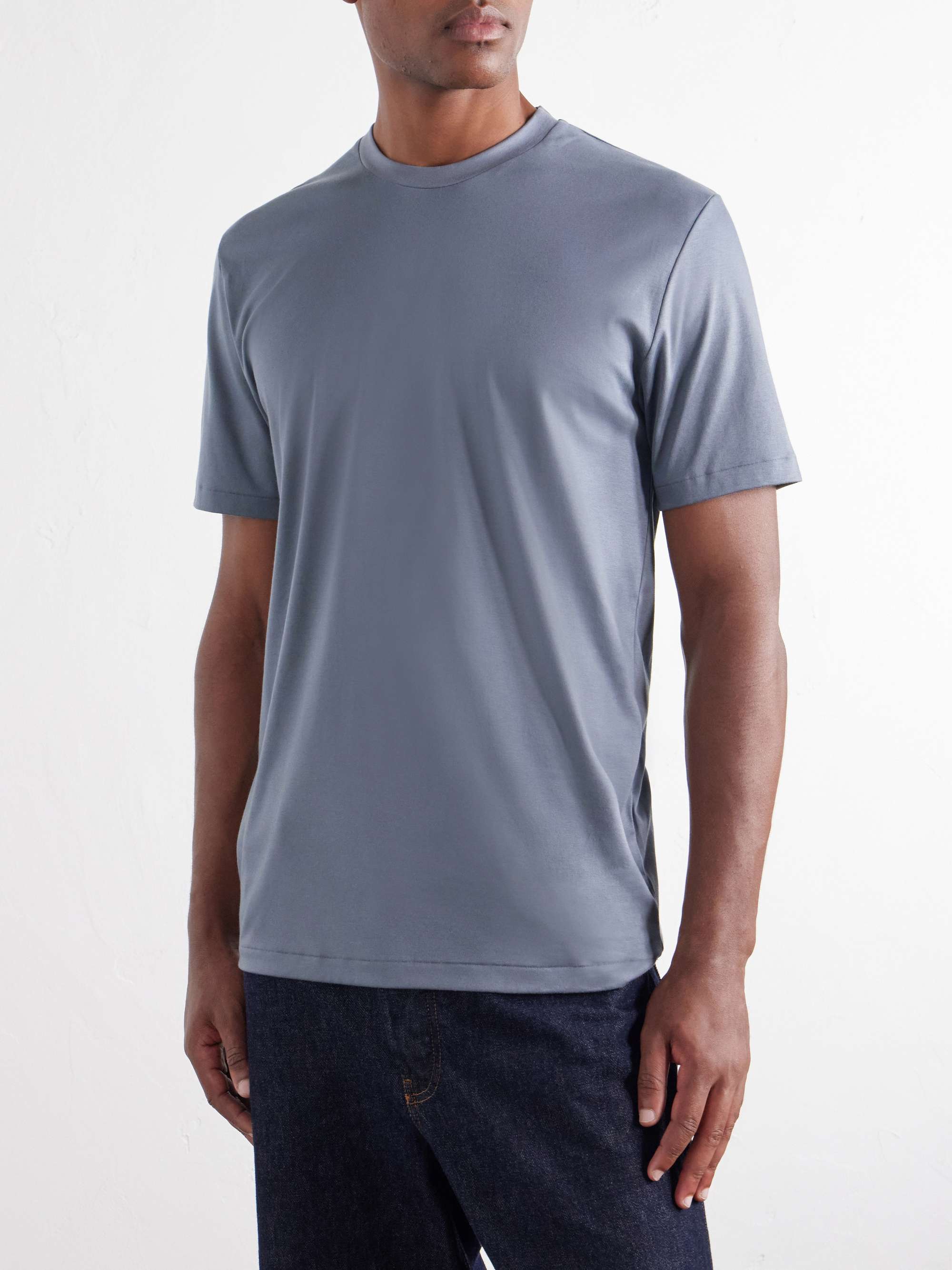 ZIMMERLI Slim-Fit Sea Island Cotton-Jersey T-Shirt