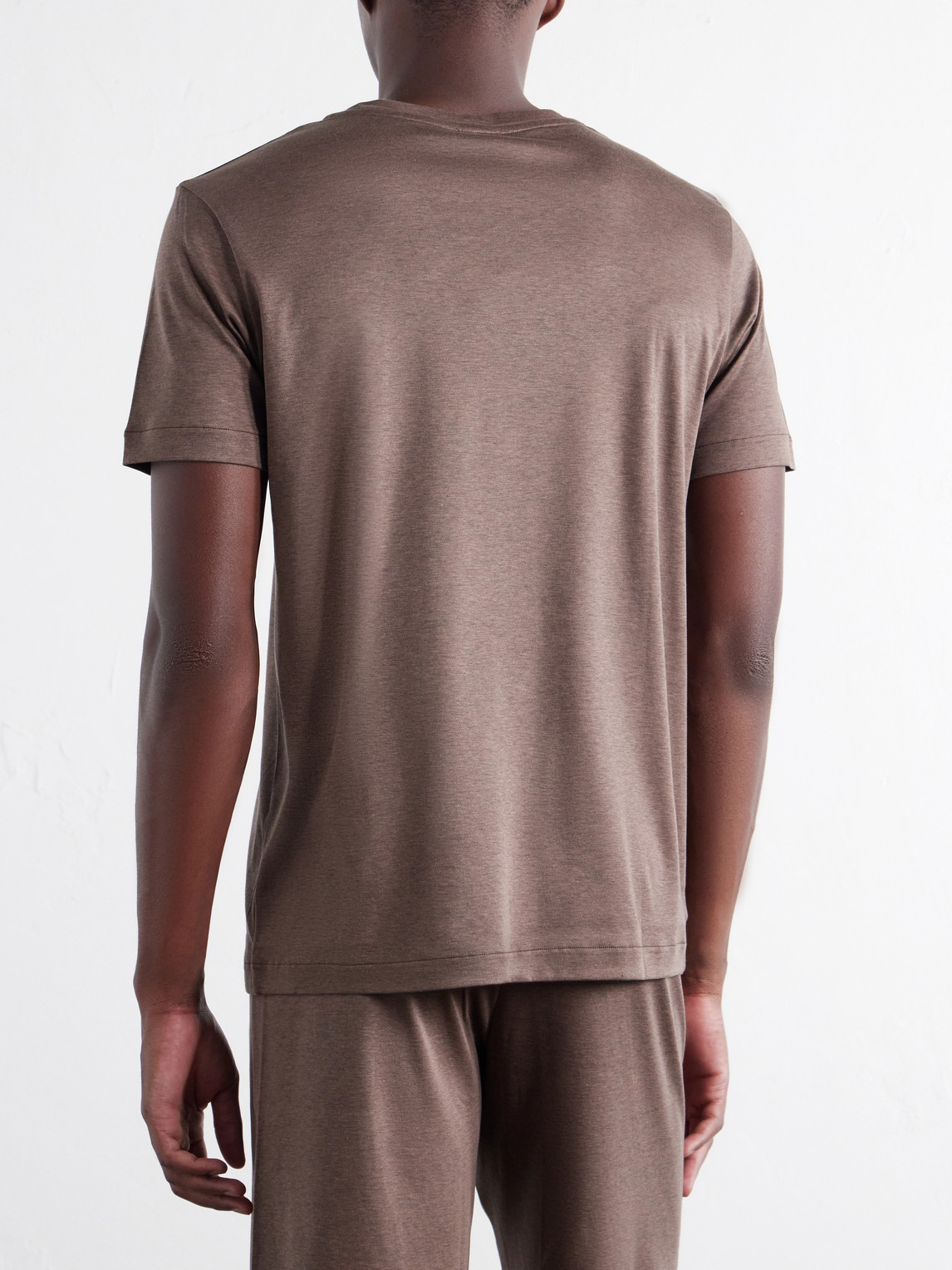 Sea Island Cotton-Jersey T-Shirt