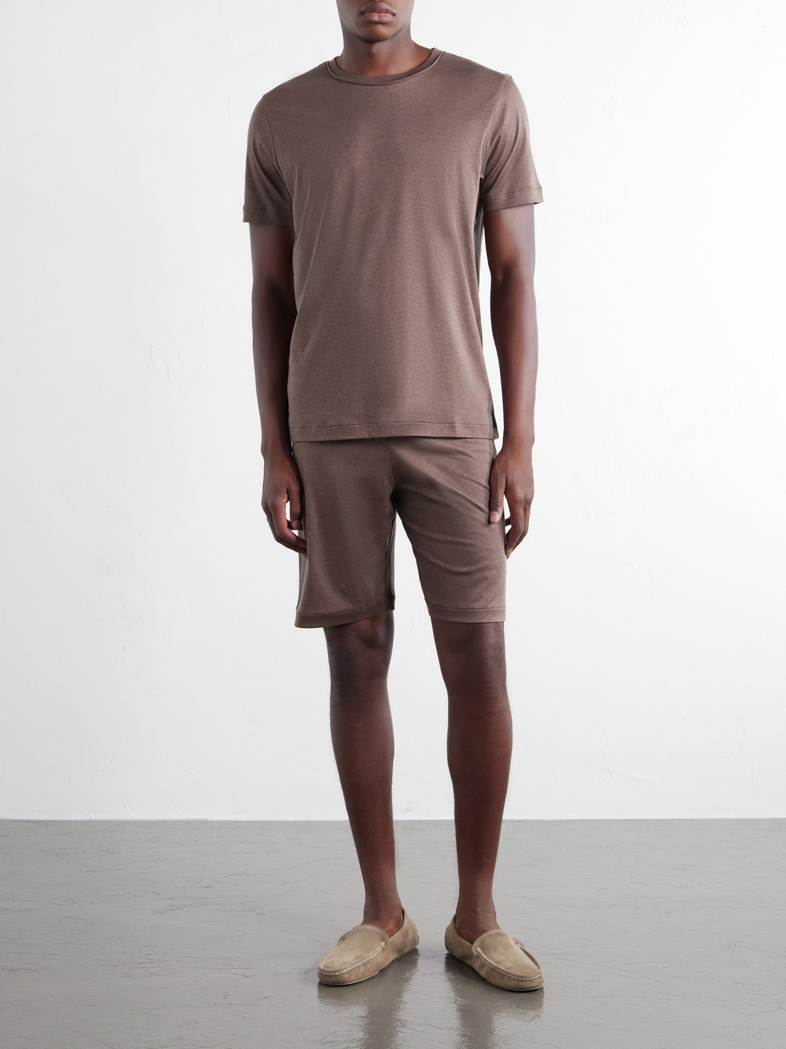 Sea Island Cotton-Jersey T-Shirt