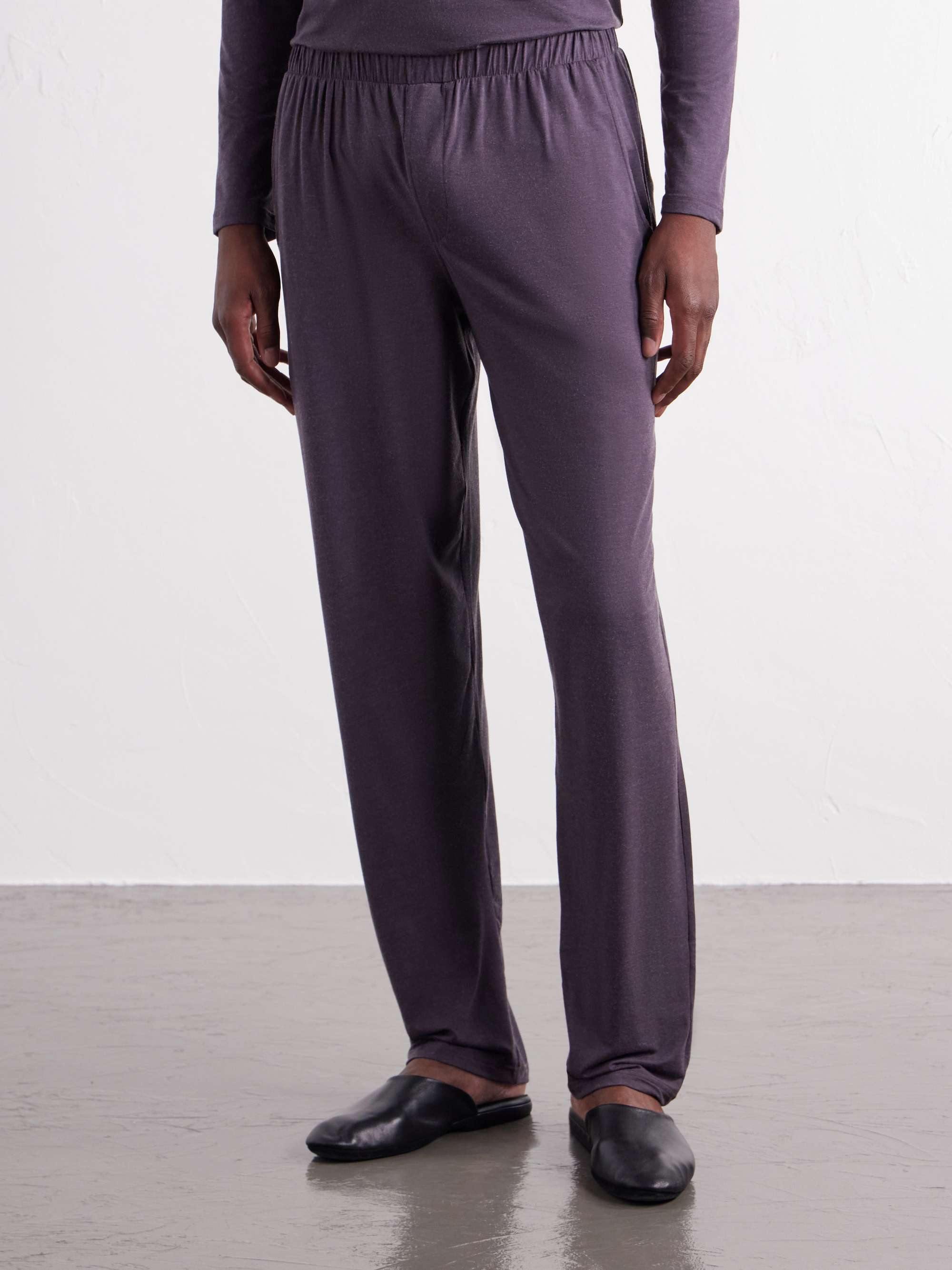 ZIMMERLI Mélange Modal-Blend Jersey Pyjama Set