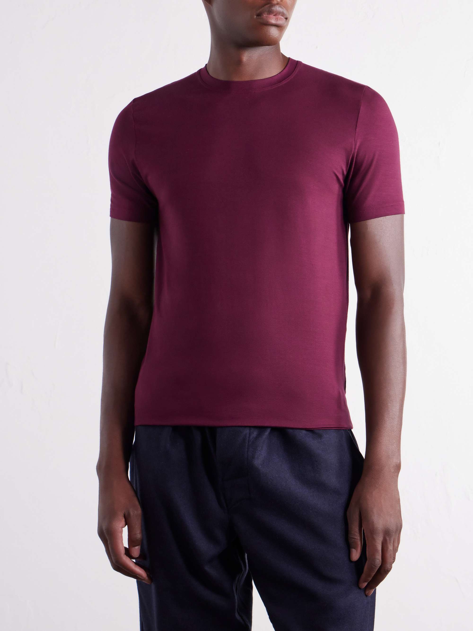 ZIMMERLI Pureness Stretch-Micro Modal T-shirt