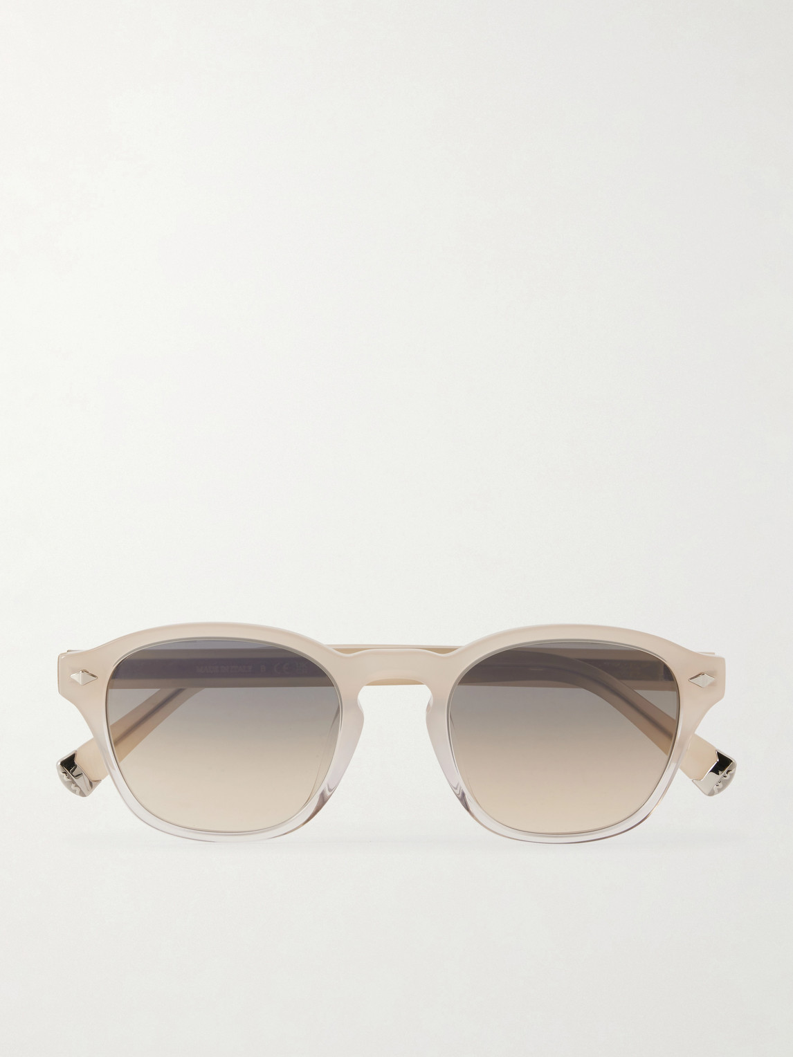 Brunello Cucinelli Round-Frame Acetate Sunglasses - Men