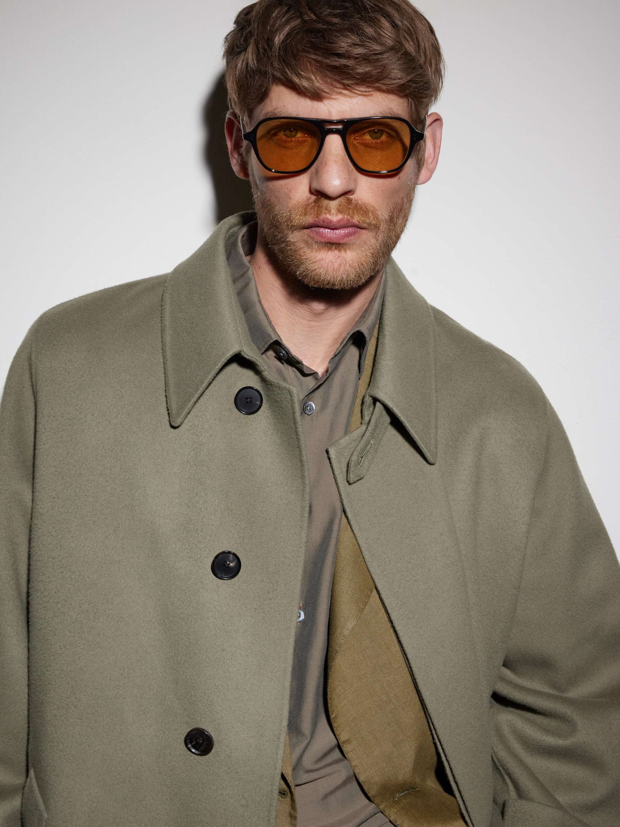 GARRETT LEIGHT CALIFORNIA OPTICAL Doc Aviator-Style Acetate Sunglasses