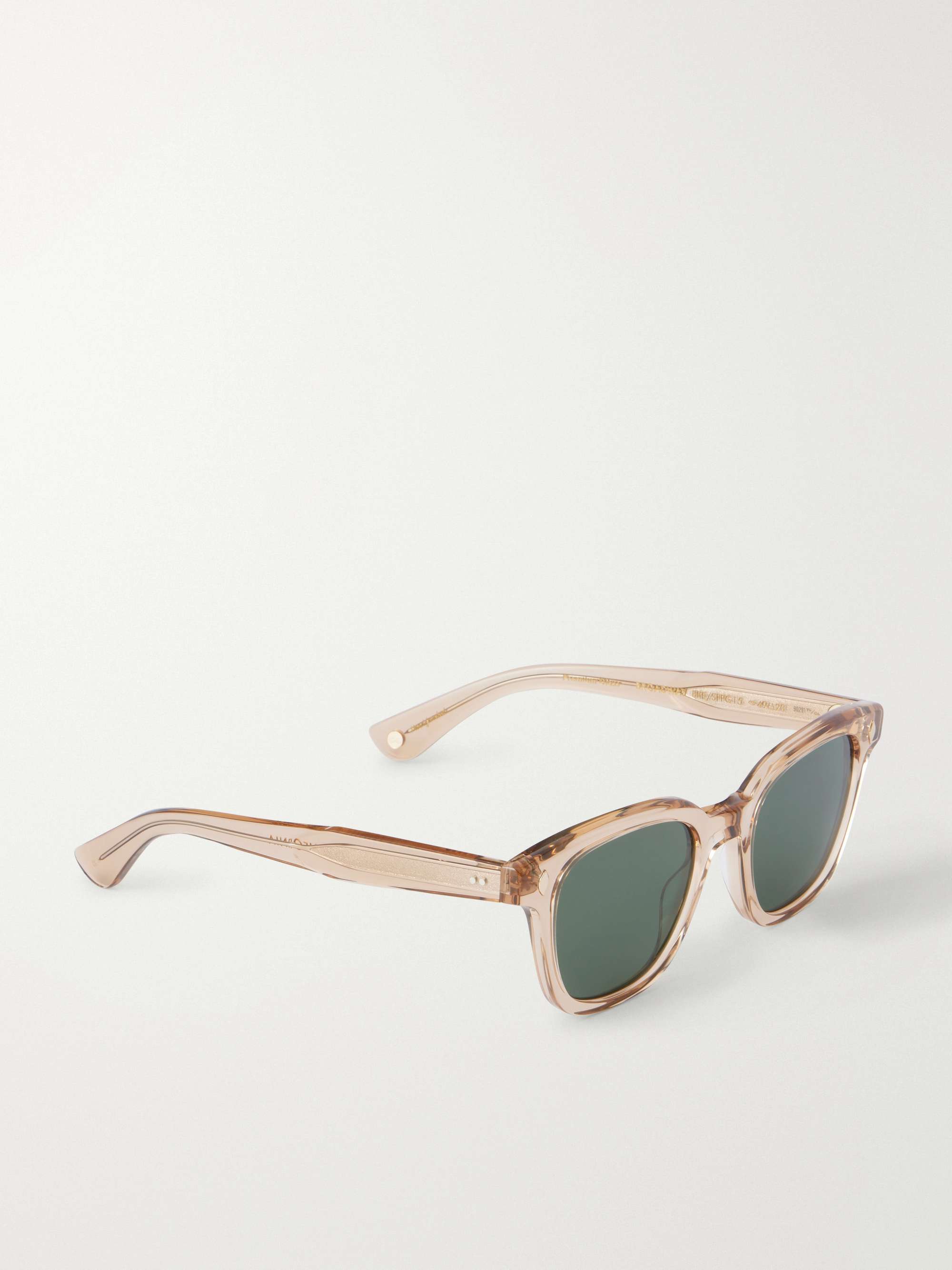 GARRETT LEIGHT CALIFORNIA OPTICAL Broadway D-Frame Acetate Sunglasses
