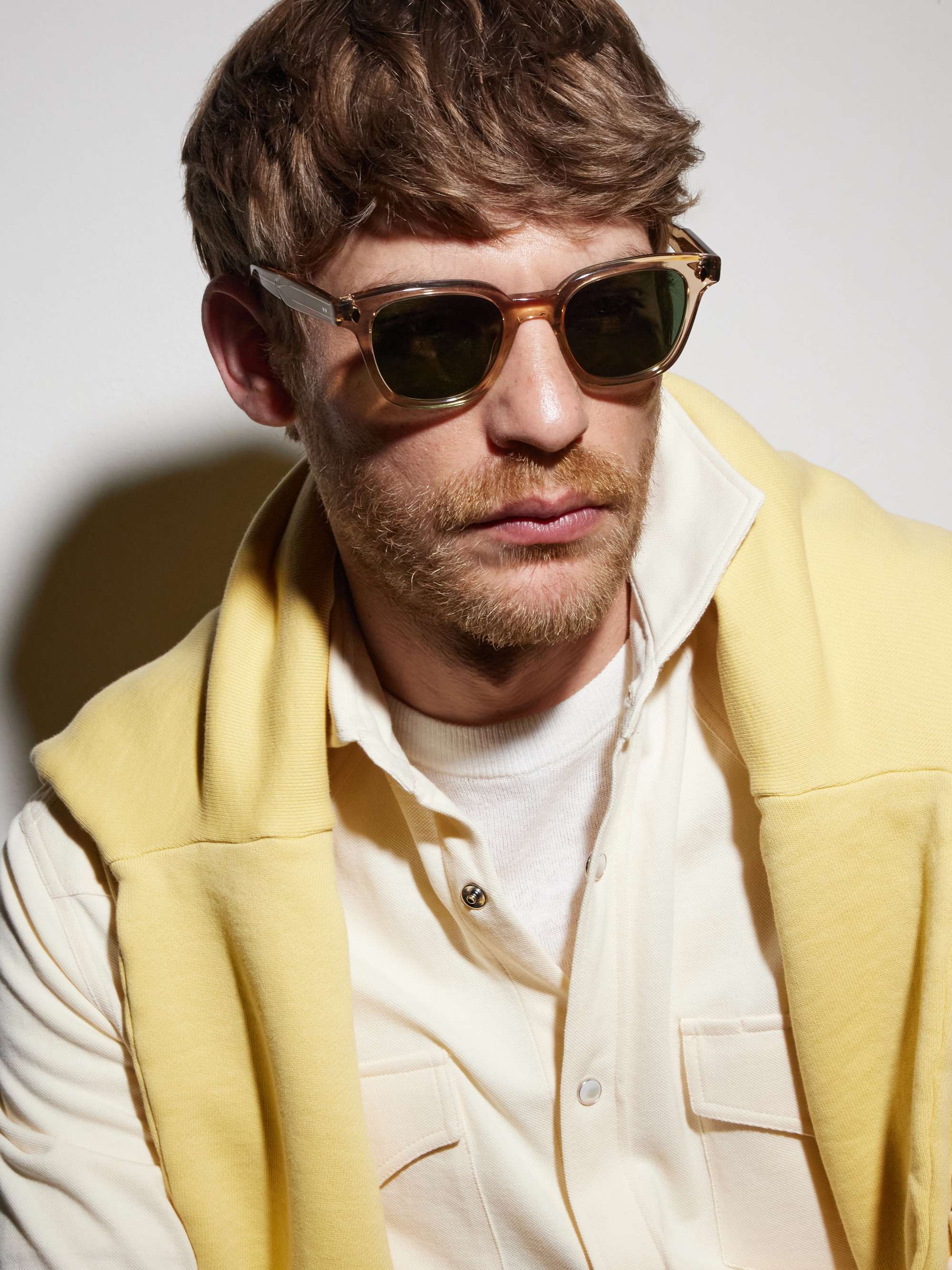 GARRETT LEIGHT CALIFORNIA OPTICAL Broadway D-Frame Acetate Sunglasses