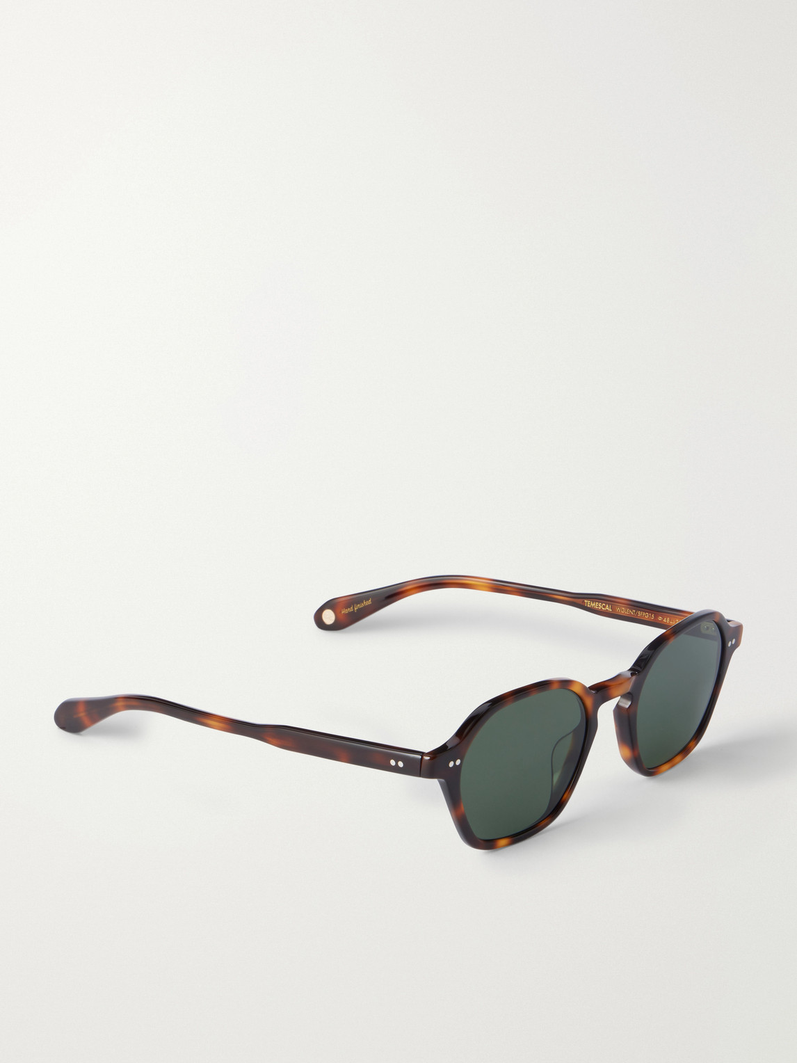  Garrett Leight California Optical - Temescal Hexagon-frame Acetate Sunglasses - Men - Tortoiseshell 
