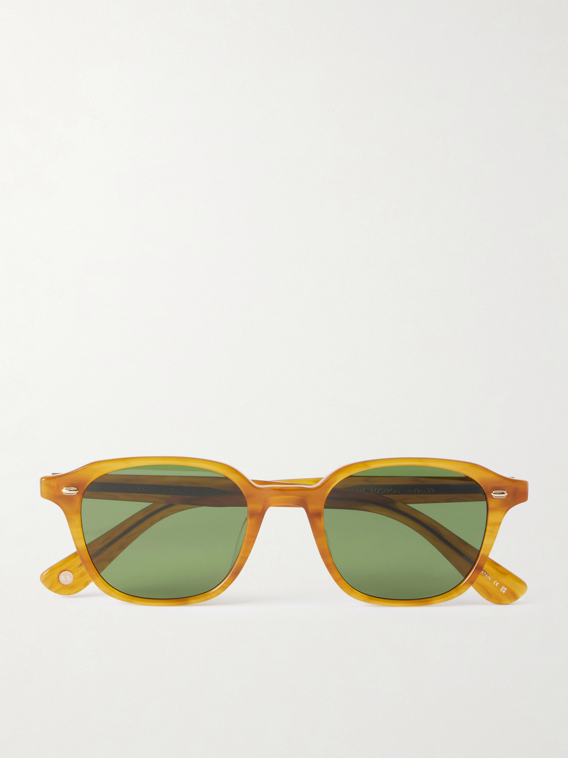 Garrett Leight California Optical Lachman Round-frame Acetate Sunglasses In Green