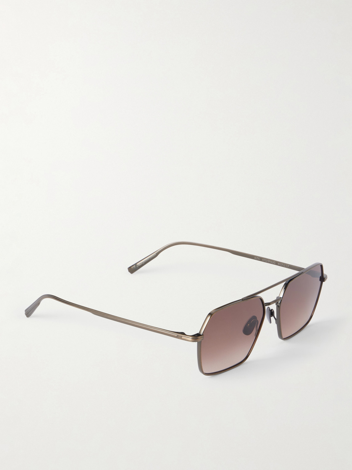  Garrett Leight California Optical - Alta Hexagon-frame Titanium Sunglasses - Men - Gold 