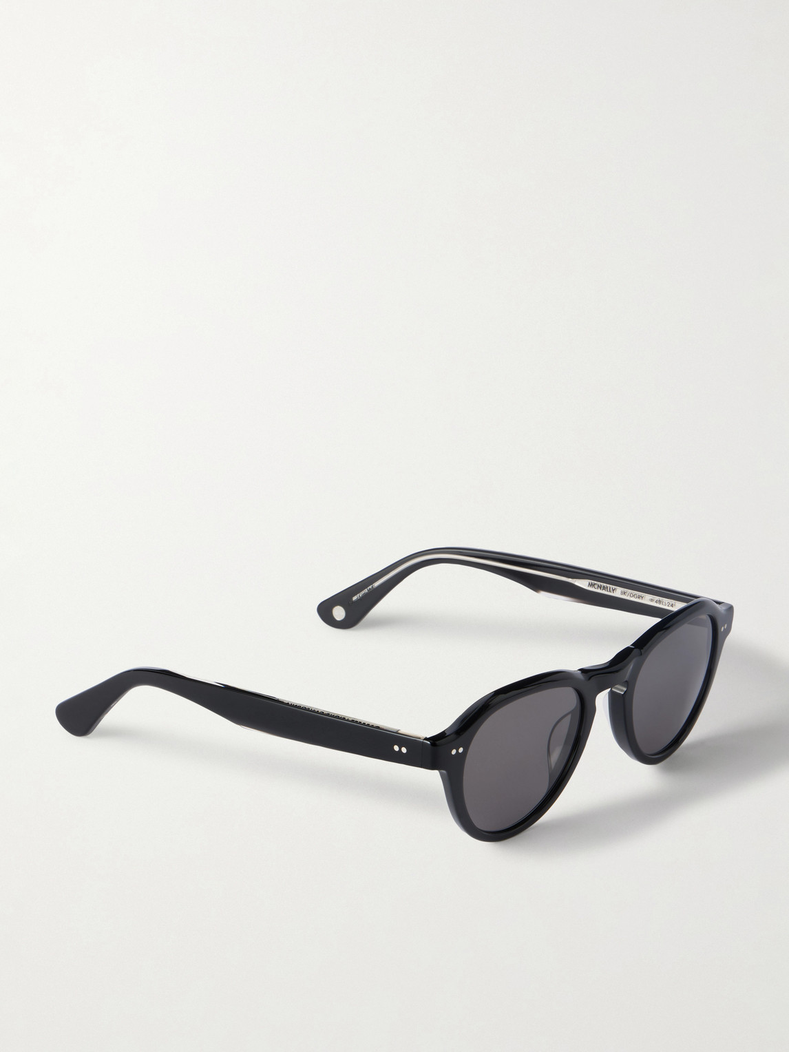  Garrett Leight California Optical - Mcnally Oval-frame Acetate Sunglasses - Men - Black 