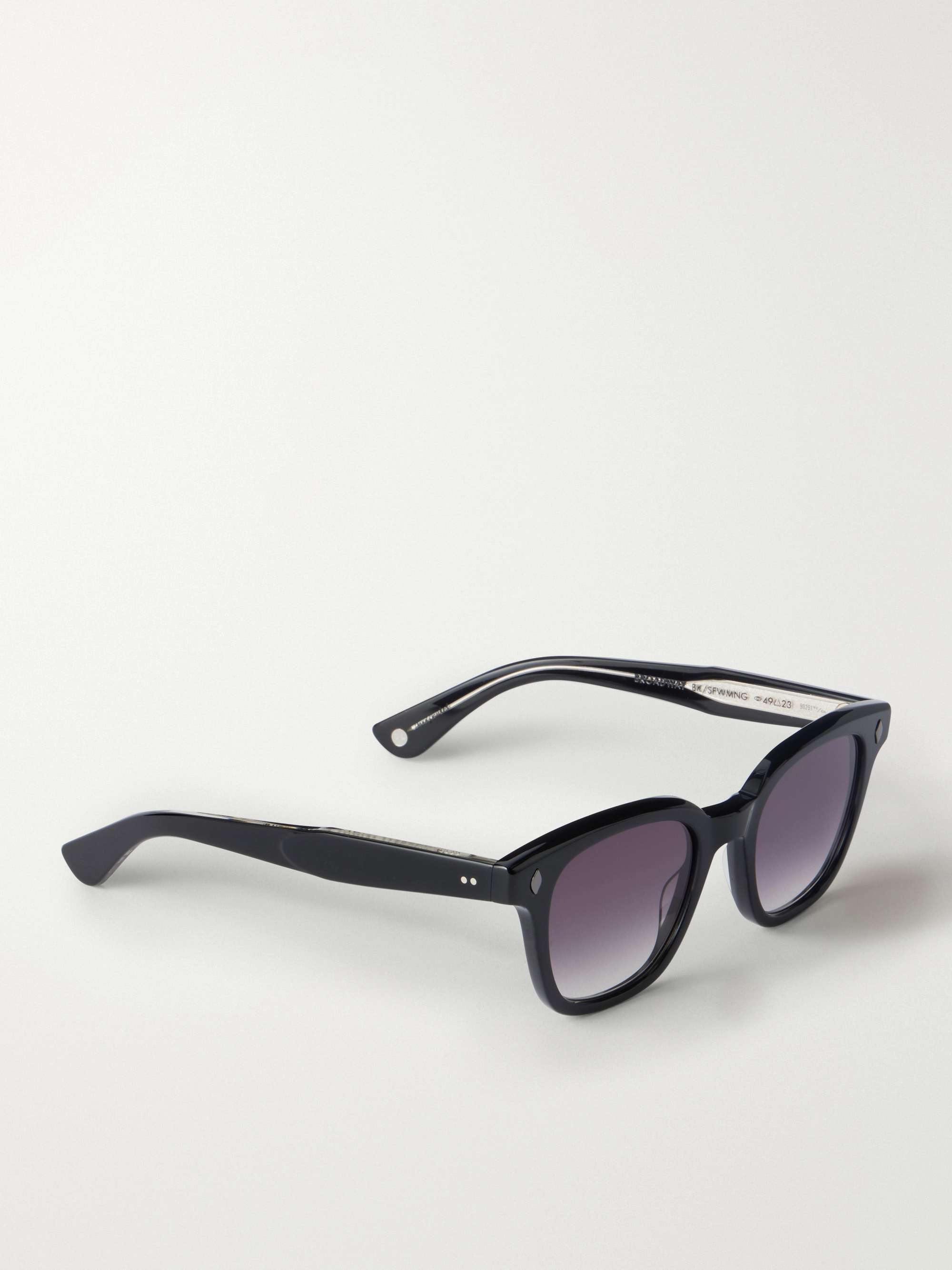 GARRETT LEIGHT CALIFORNIA OPTICAL Broadway D-Frame Acetate Sunglasses