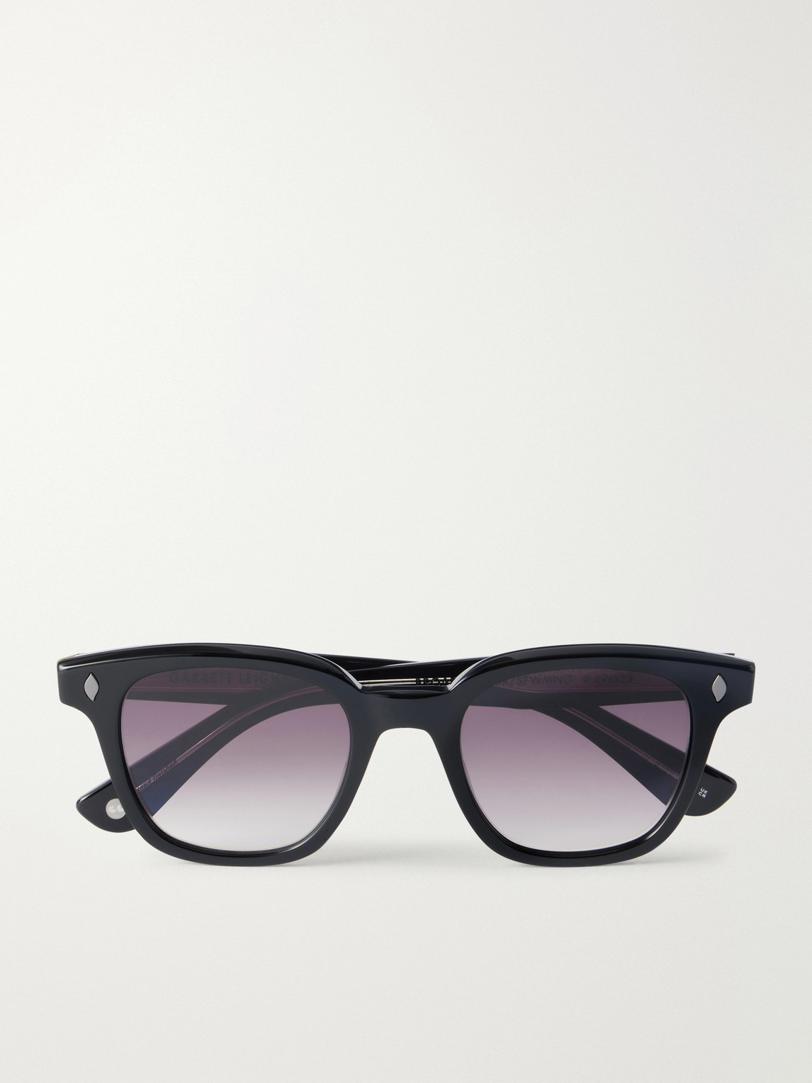 Garrett Leight California Optical Broadway D-frame Tortoiseshell Acetate Sunglasses In Black