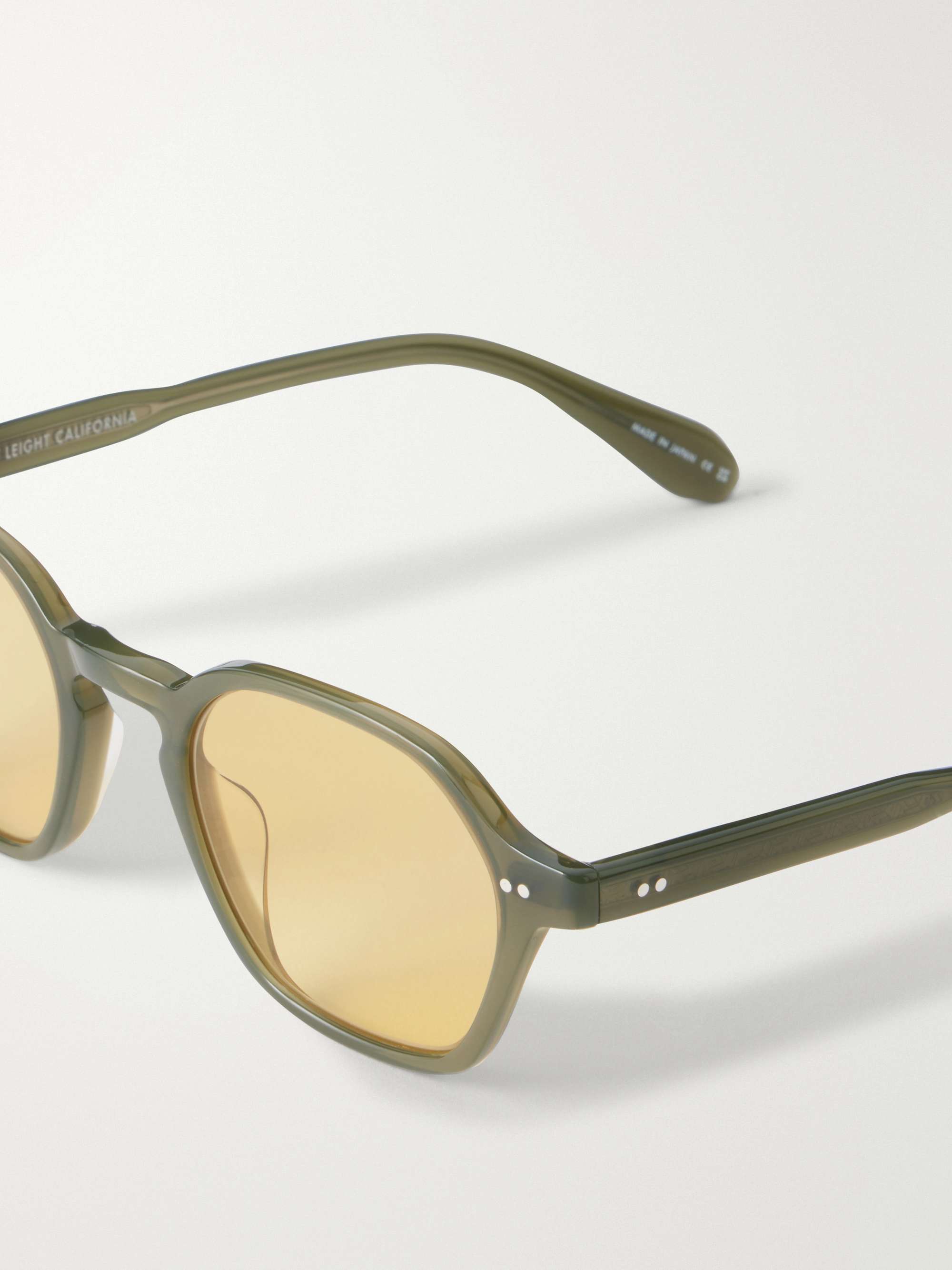 GARRETT LEIGHT CALIFORNIA OPTICAL Temescal Hexagon-Frame Acetate