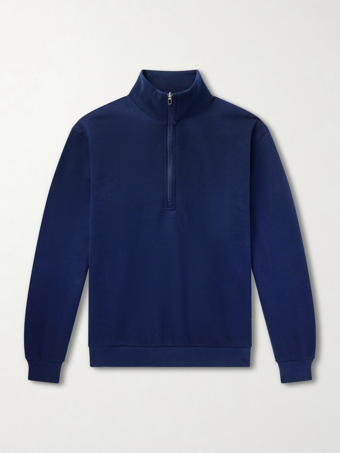 Steady State Cotton-Blend Jersey Half-Zip Sweatshirt