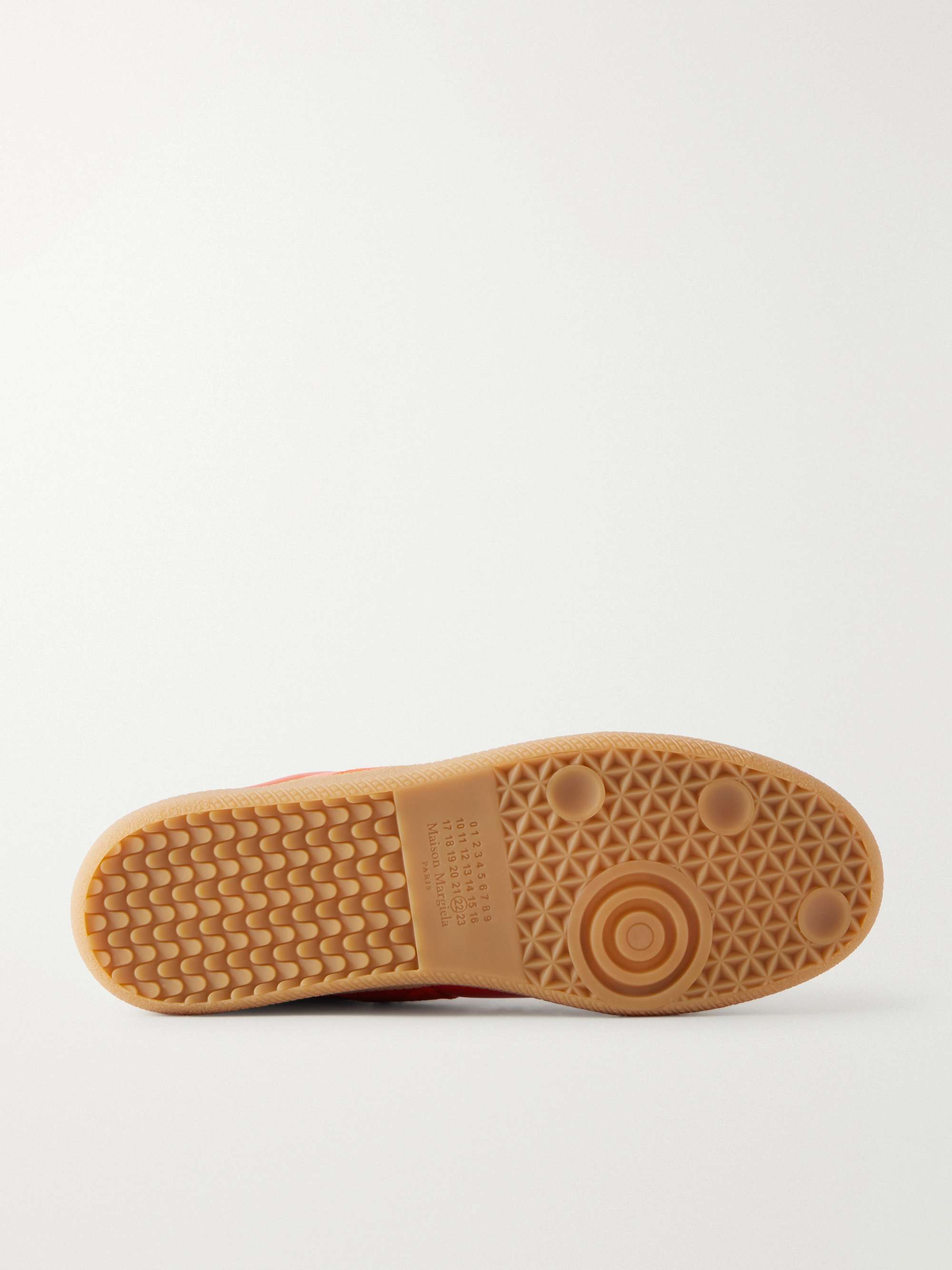 MAISON MARGIELA Replica Leather and Suede Sneakers