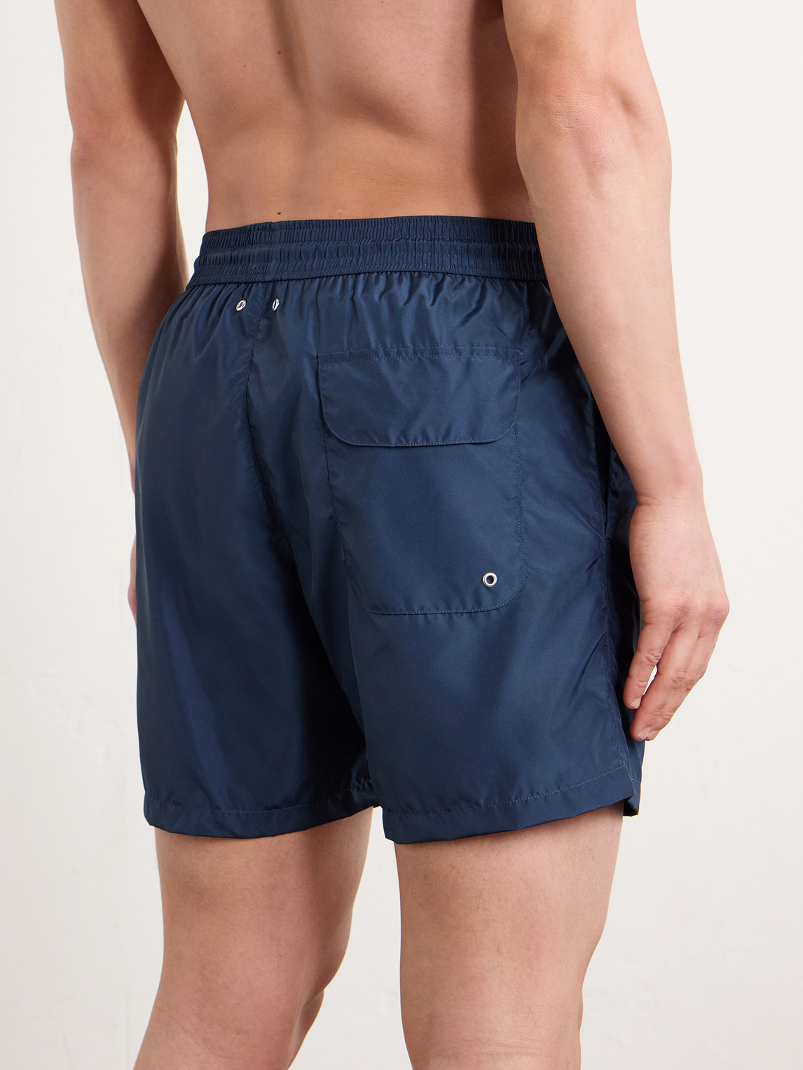 Rubinacci - Straight-leg Swim Shorts - Men - Blue - It 46 