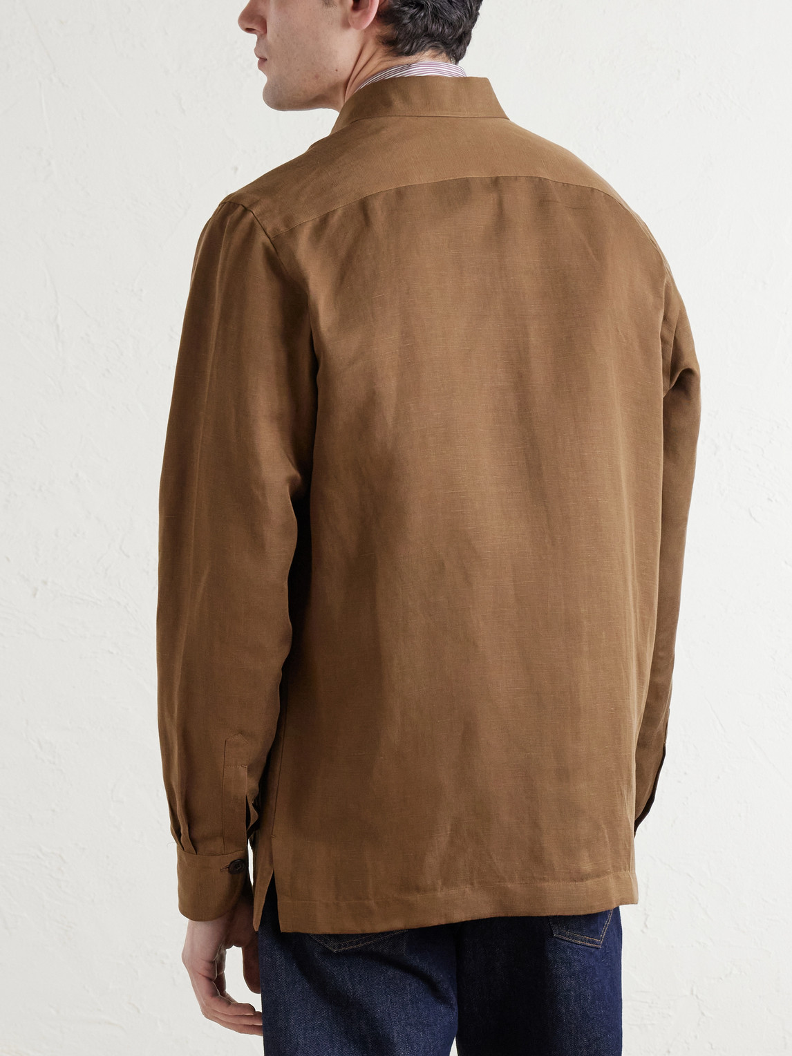  Rubinacci - Safari Overshirt - Men - Brown - S 