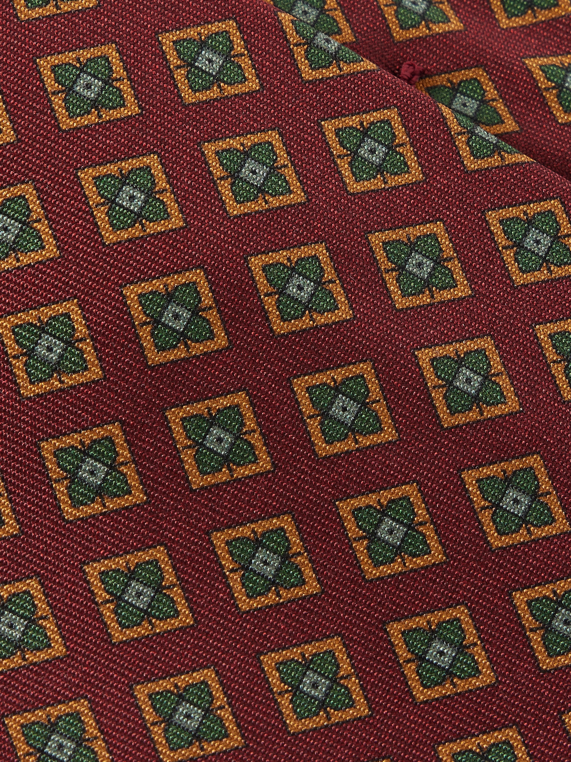  Rubinacci - 9cm Printed Silk-twill Tie - Men - Red 