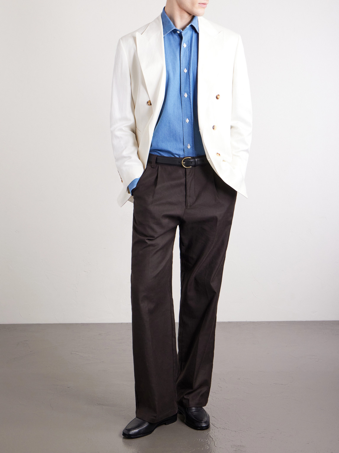 Cotton-Chambray Shirt
