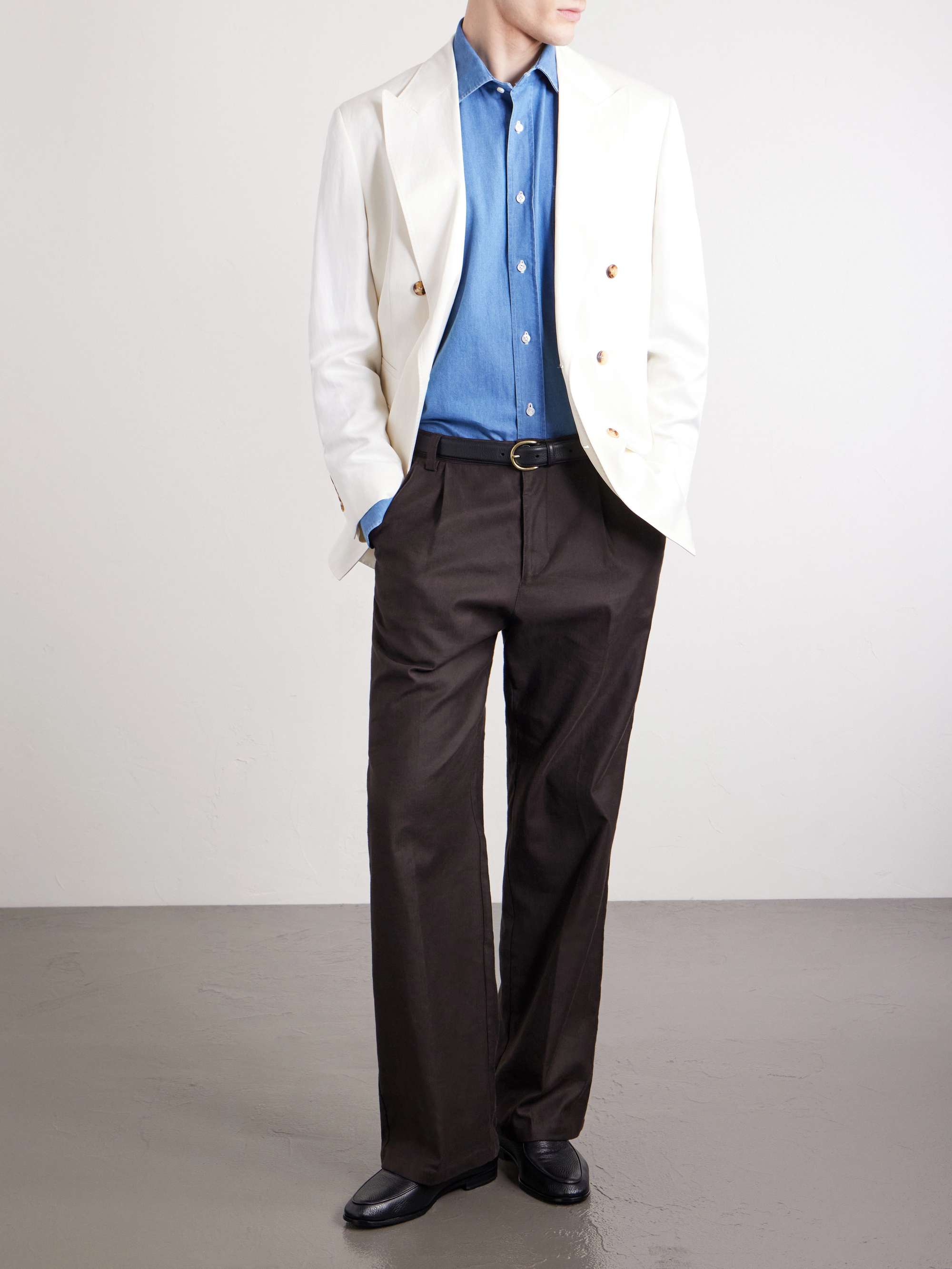 RUBINACCI Cotton-Chambray Shirt